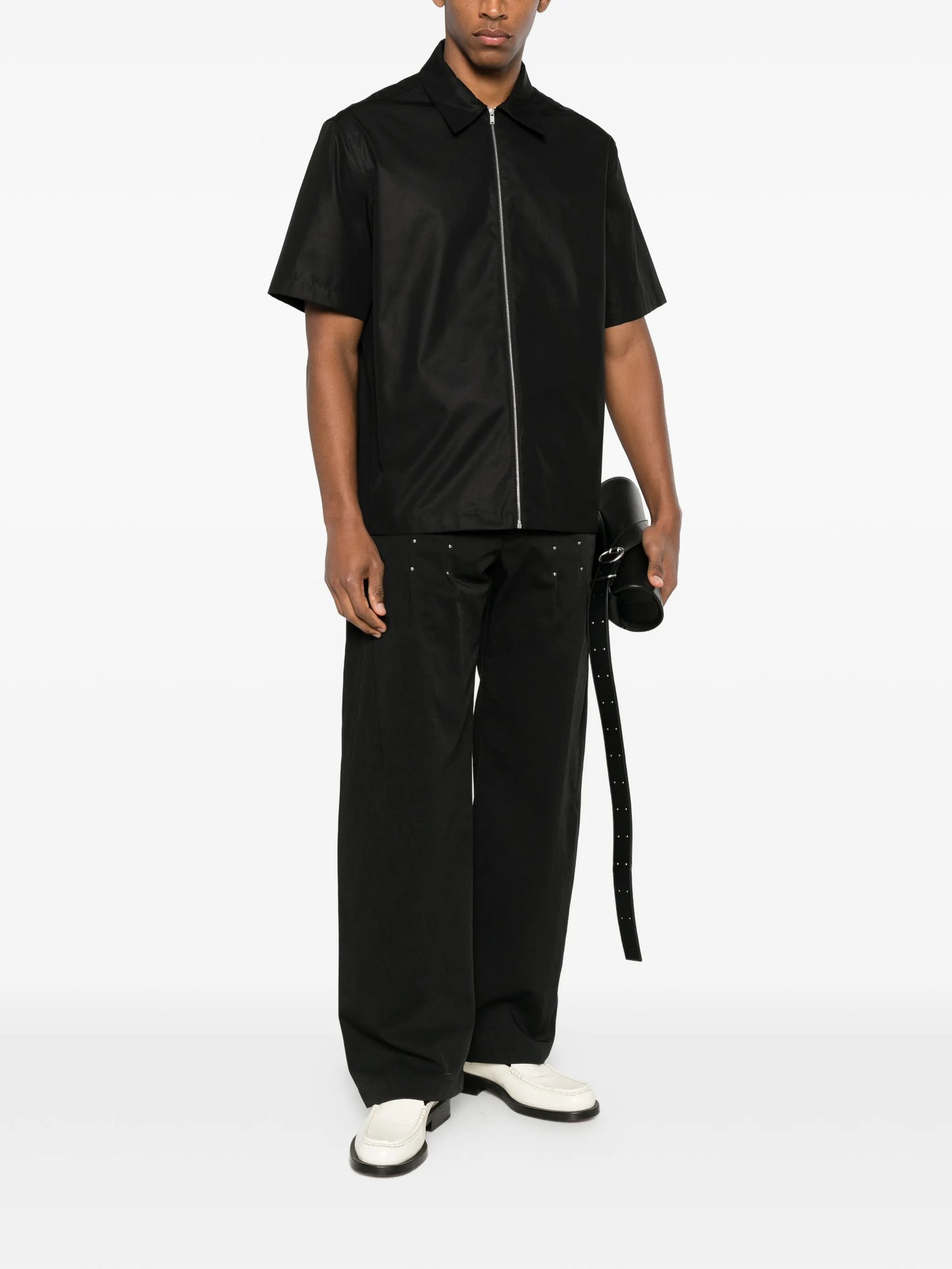 zip-up shirt
