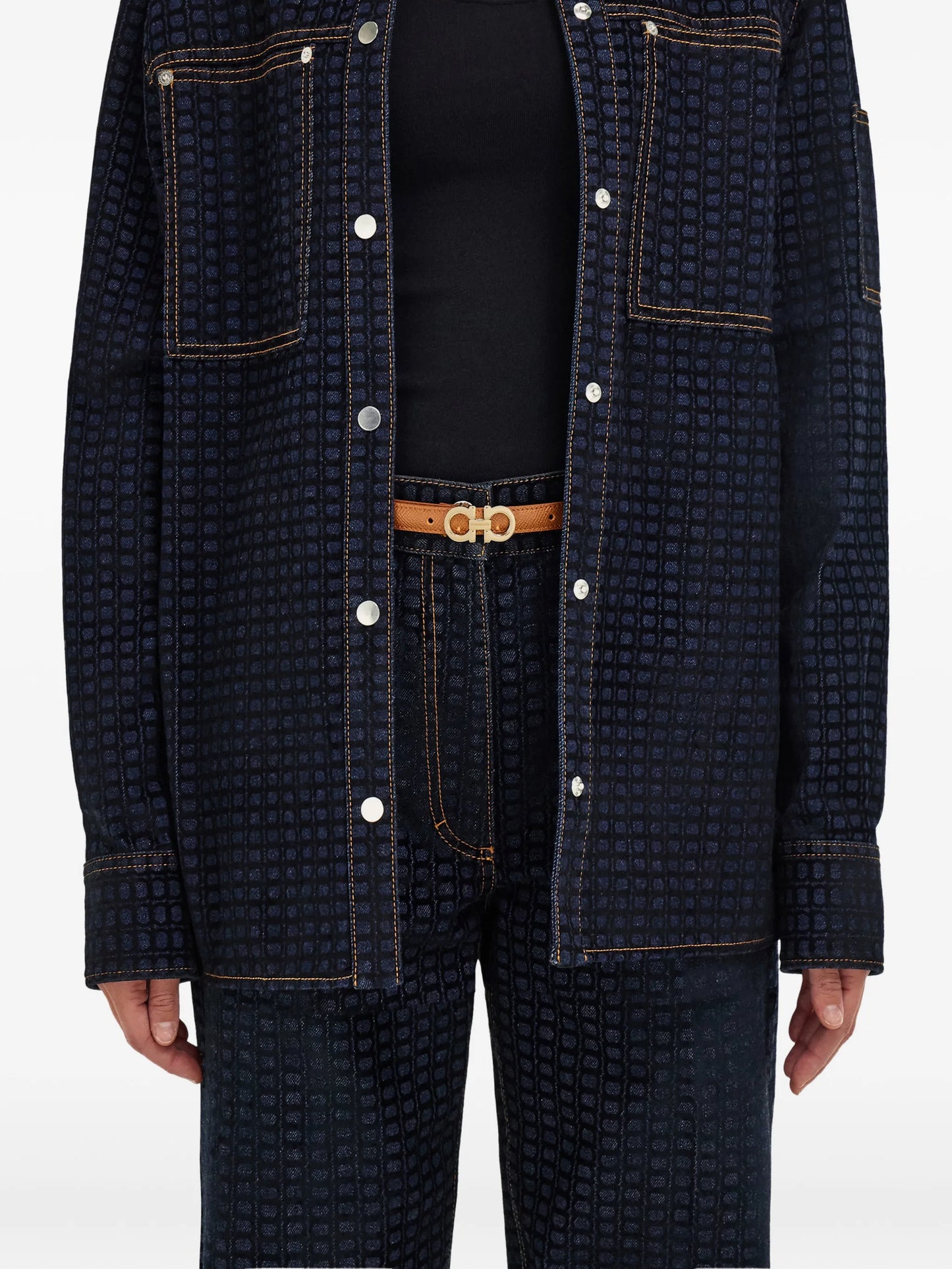 Gancini fixed belt