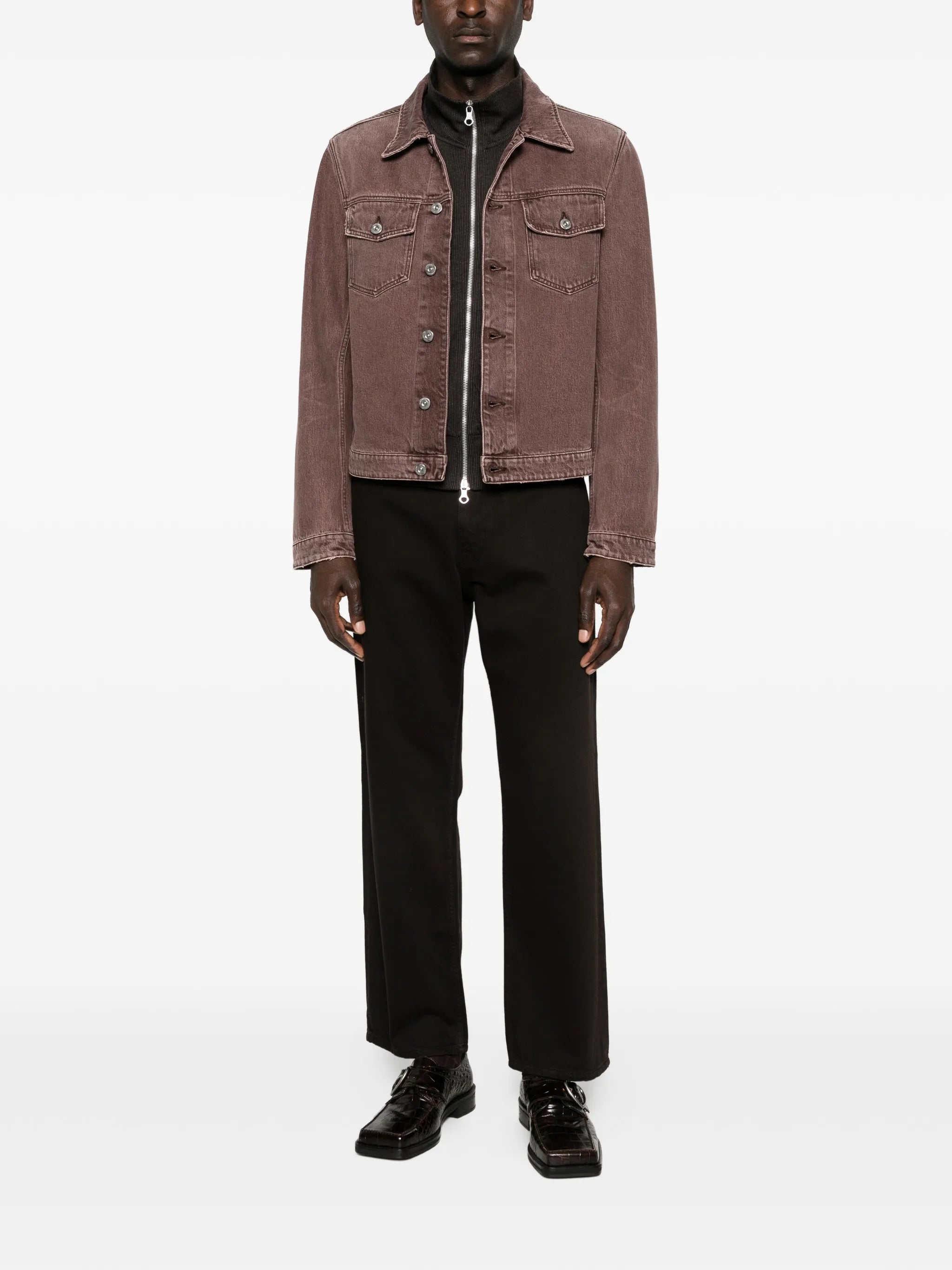 Origin flap-pocket jacket