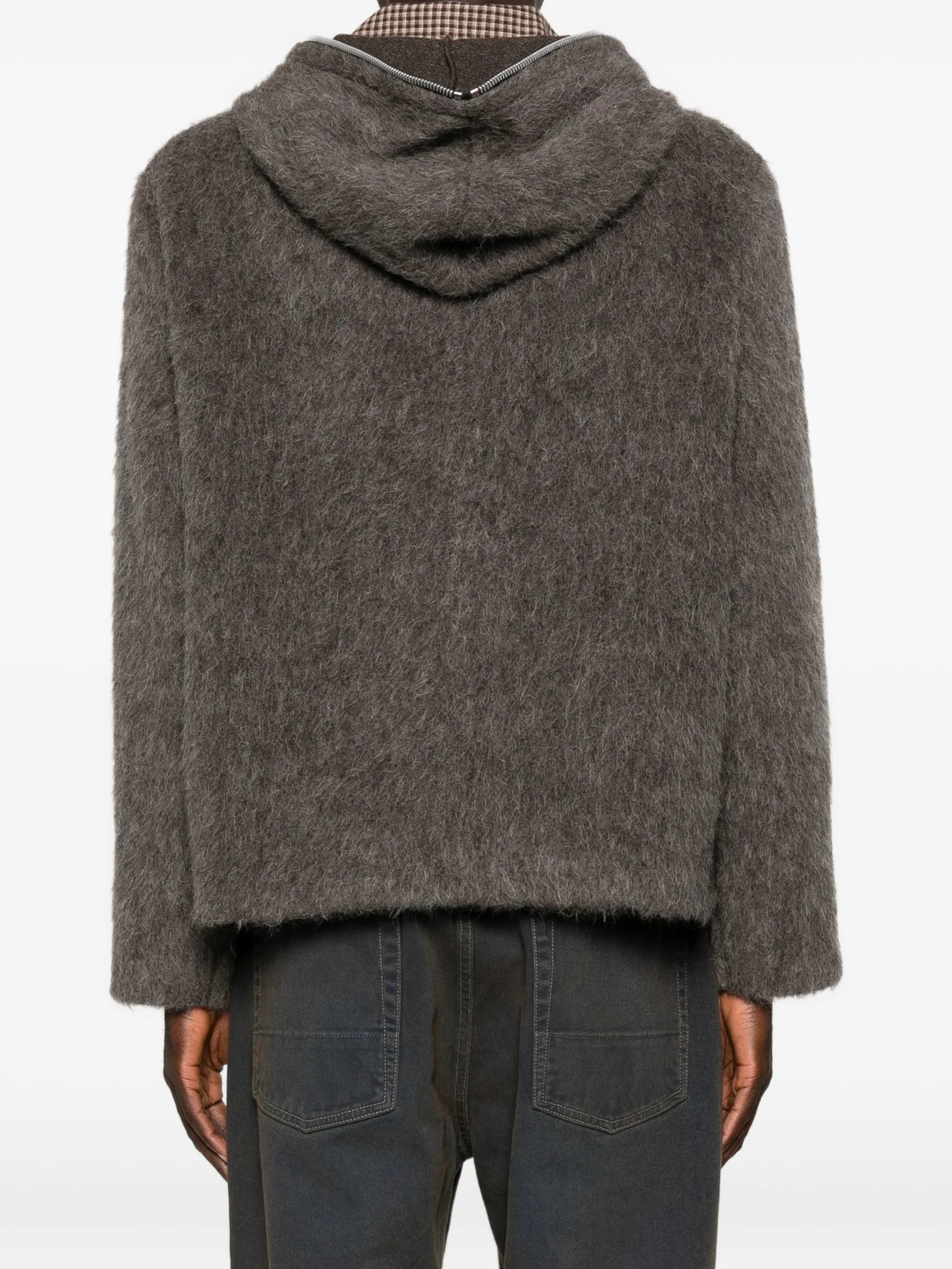 zip-up hoodie
