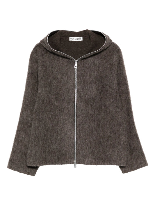 zip-up hoodie