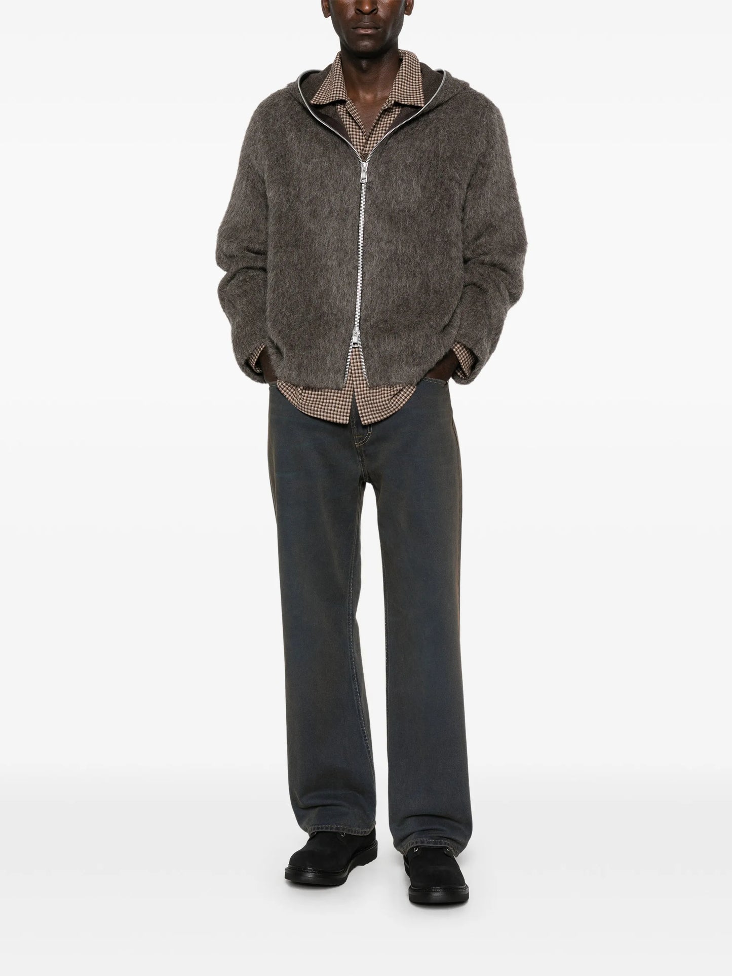 zip-up hoodie