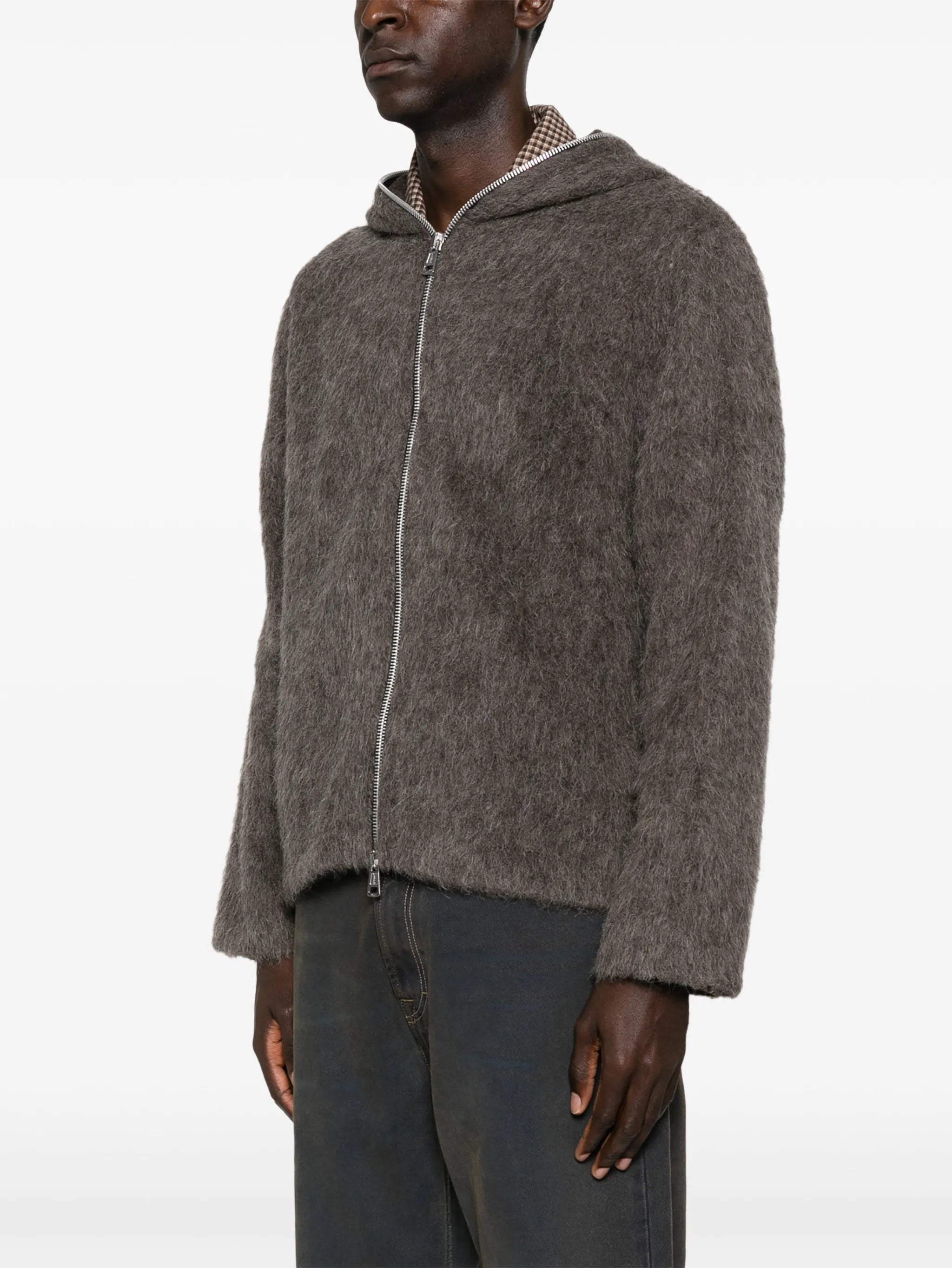 zip-up hoodie