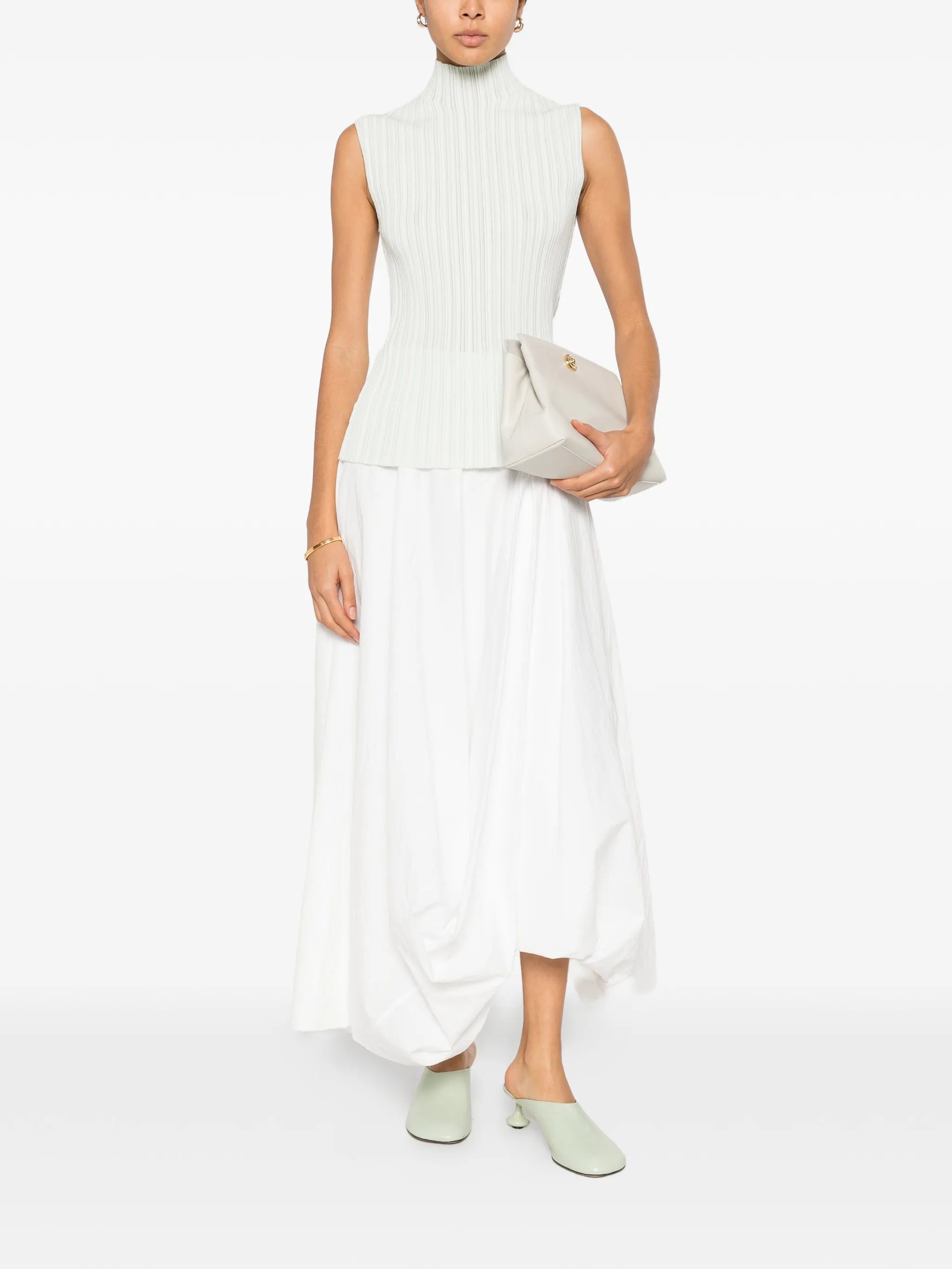 roll-neck top
