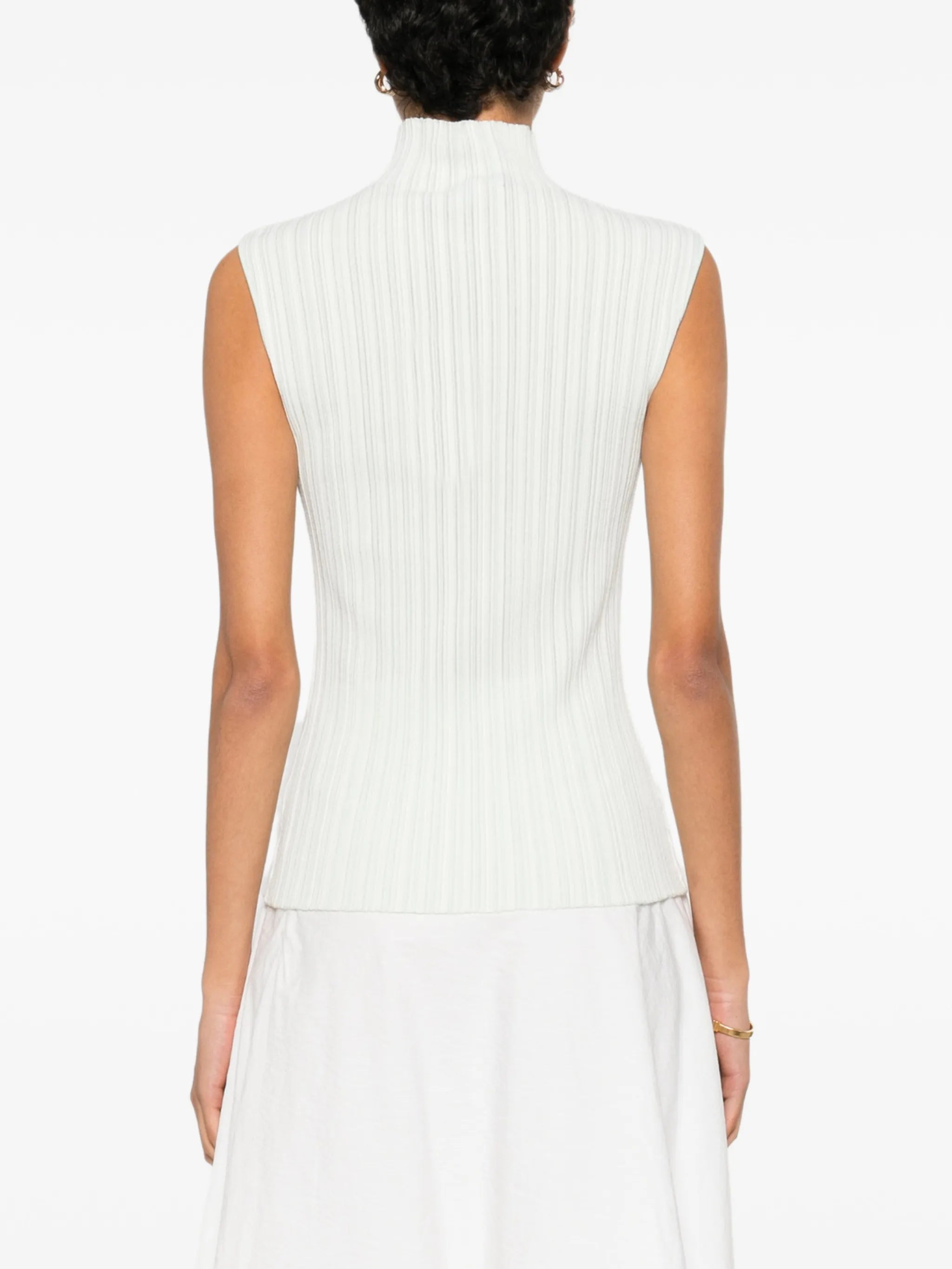 roll-neck top