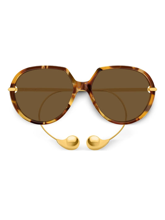 geometric-frame sunglasses
