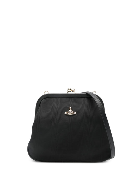 Orb-detail clutch bag