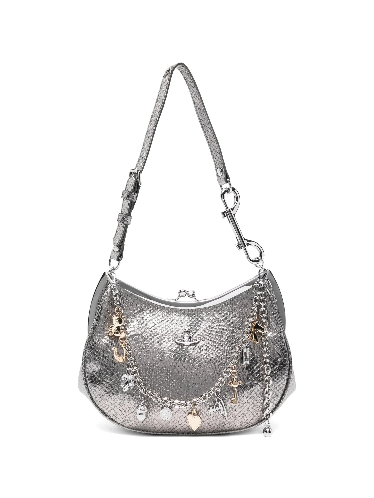 Charm Frame leather shoulder bag