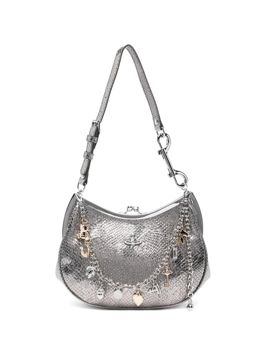 Charm Frame leather shoulder bag