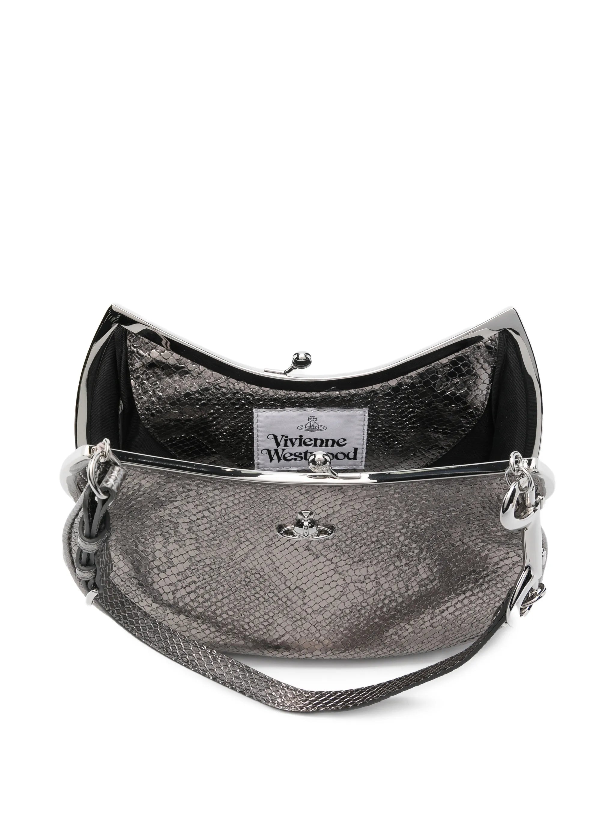 Charm Frame leather shoulder bag
