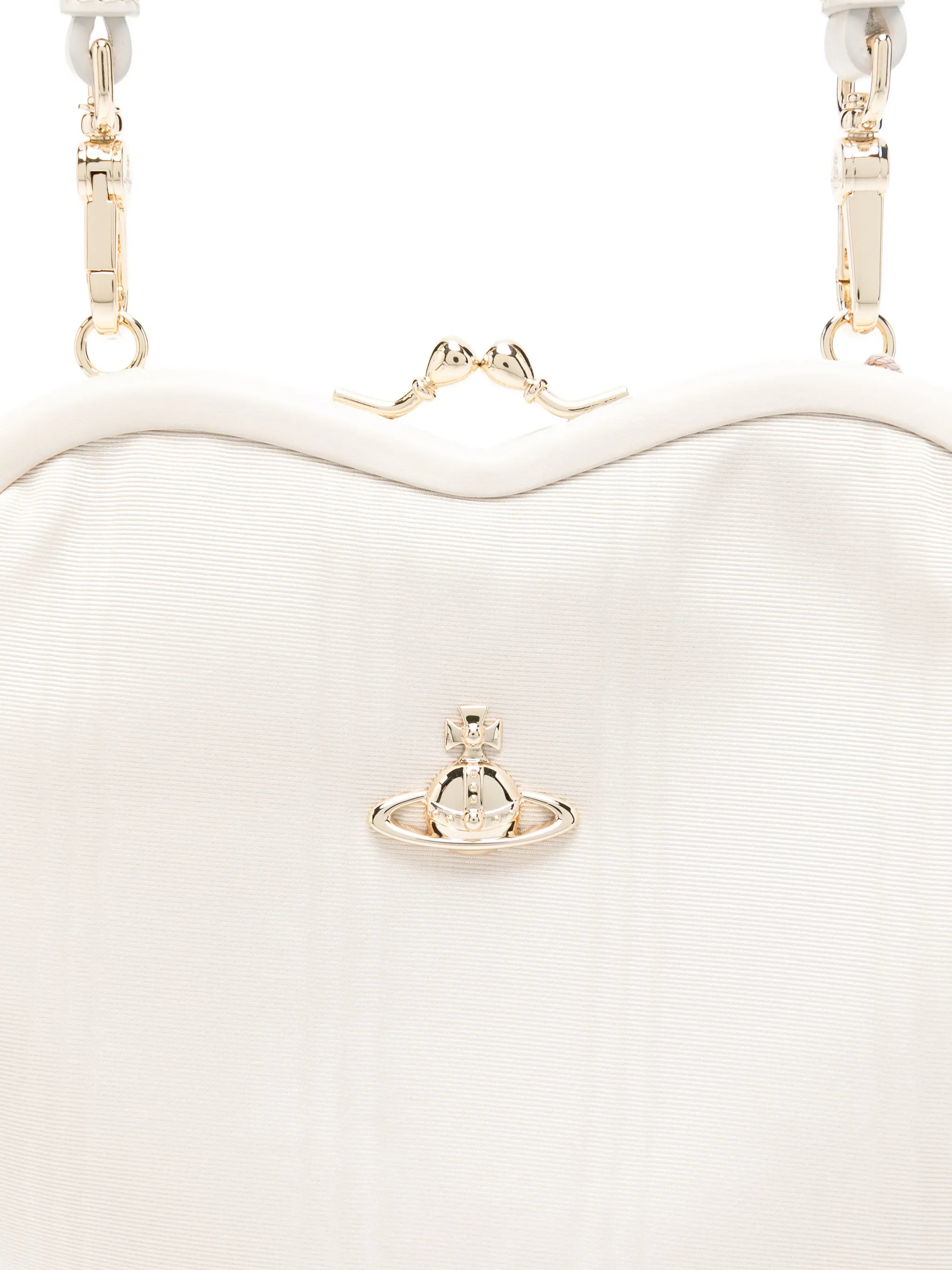 Belle heart-frame mini bag