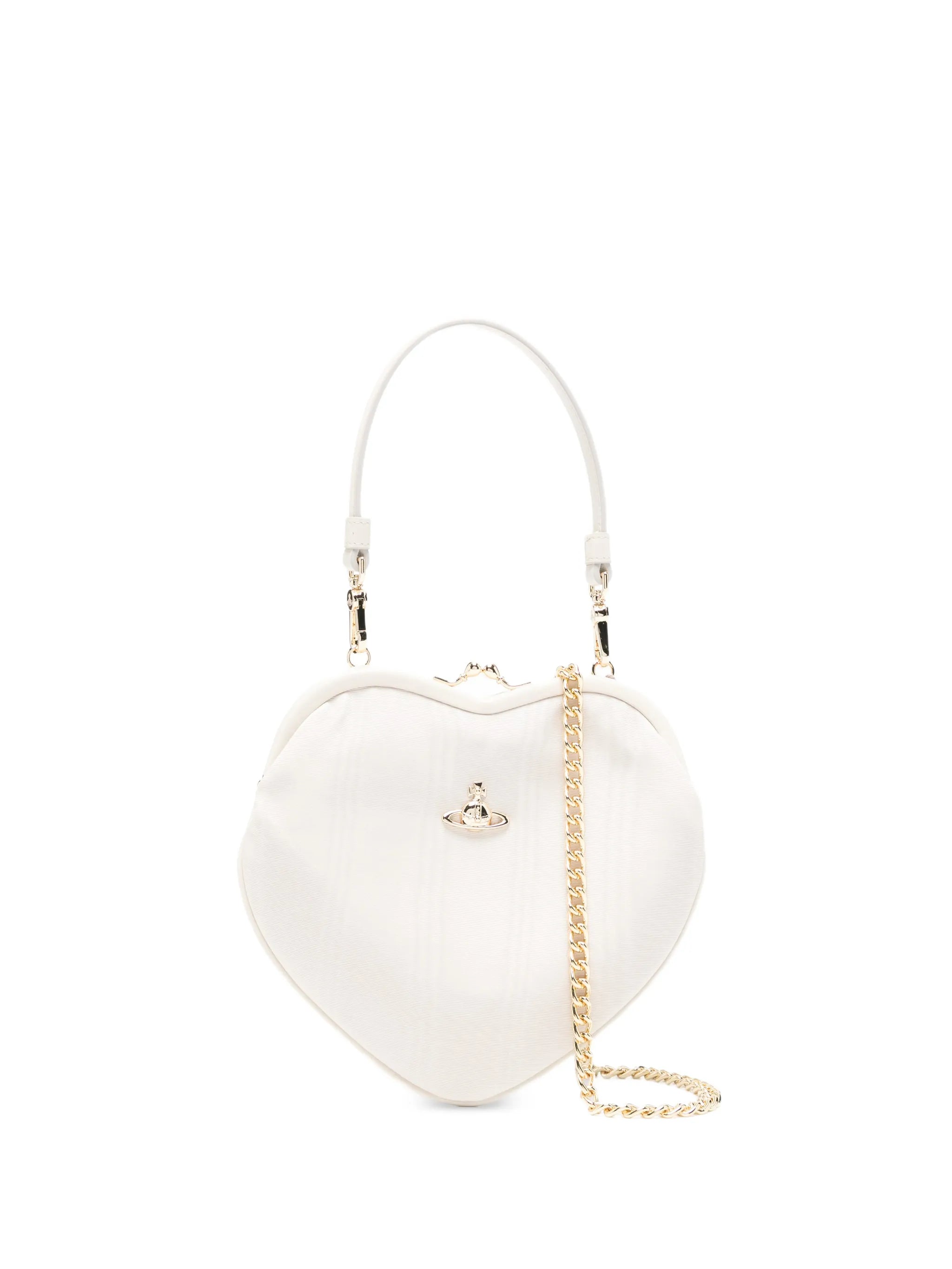 Belle heart-frame mini bag