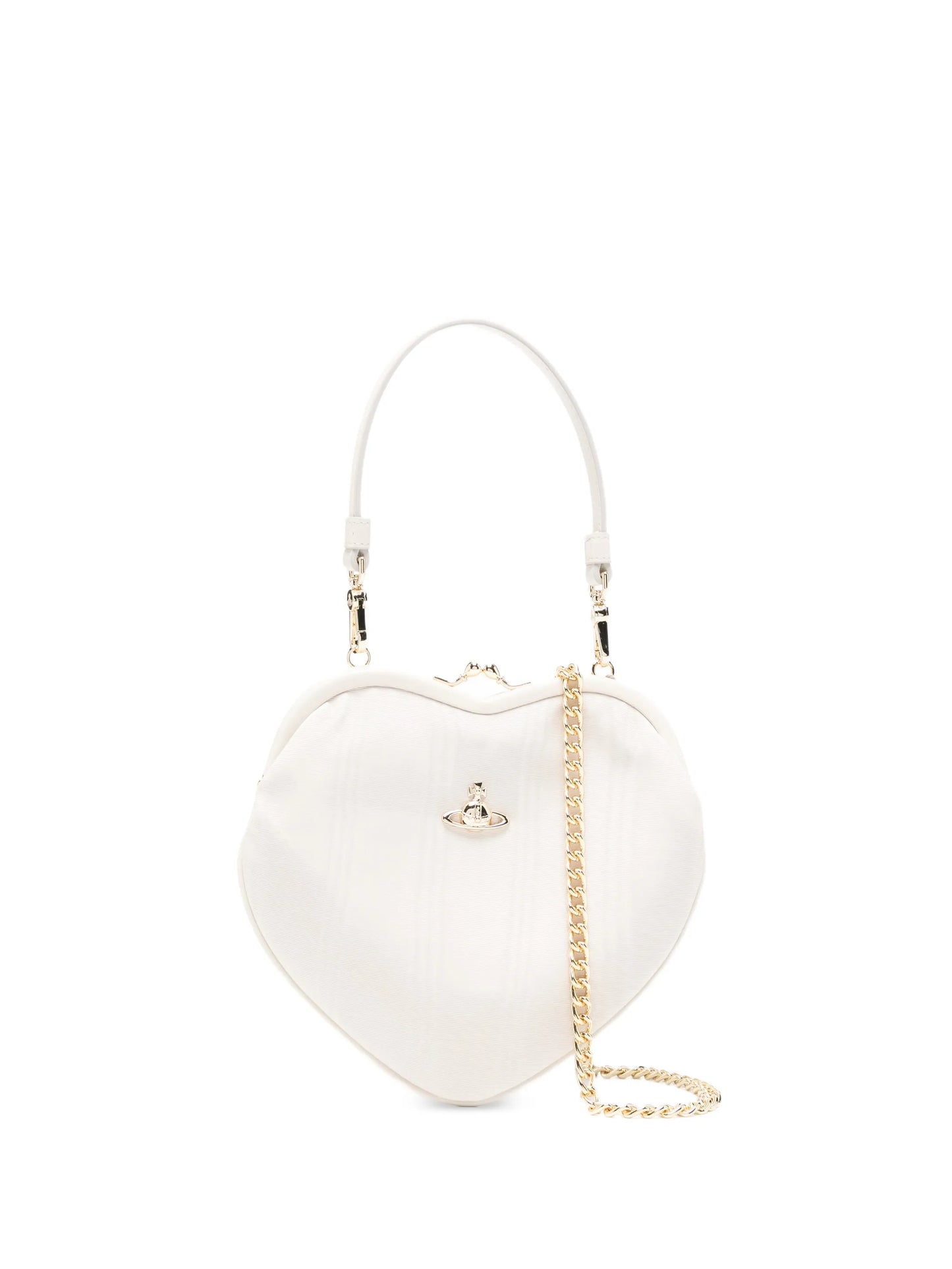Belle heart-frame mini bag
