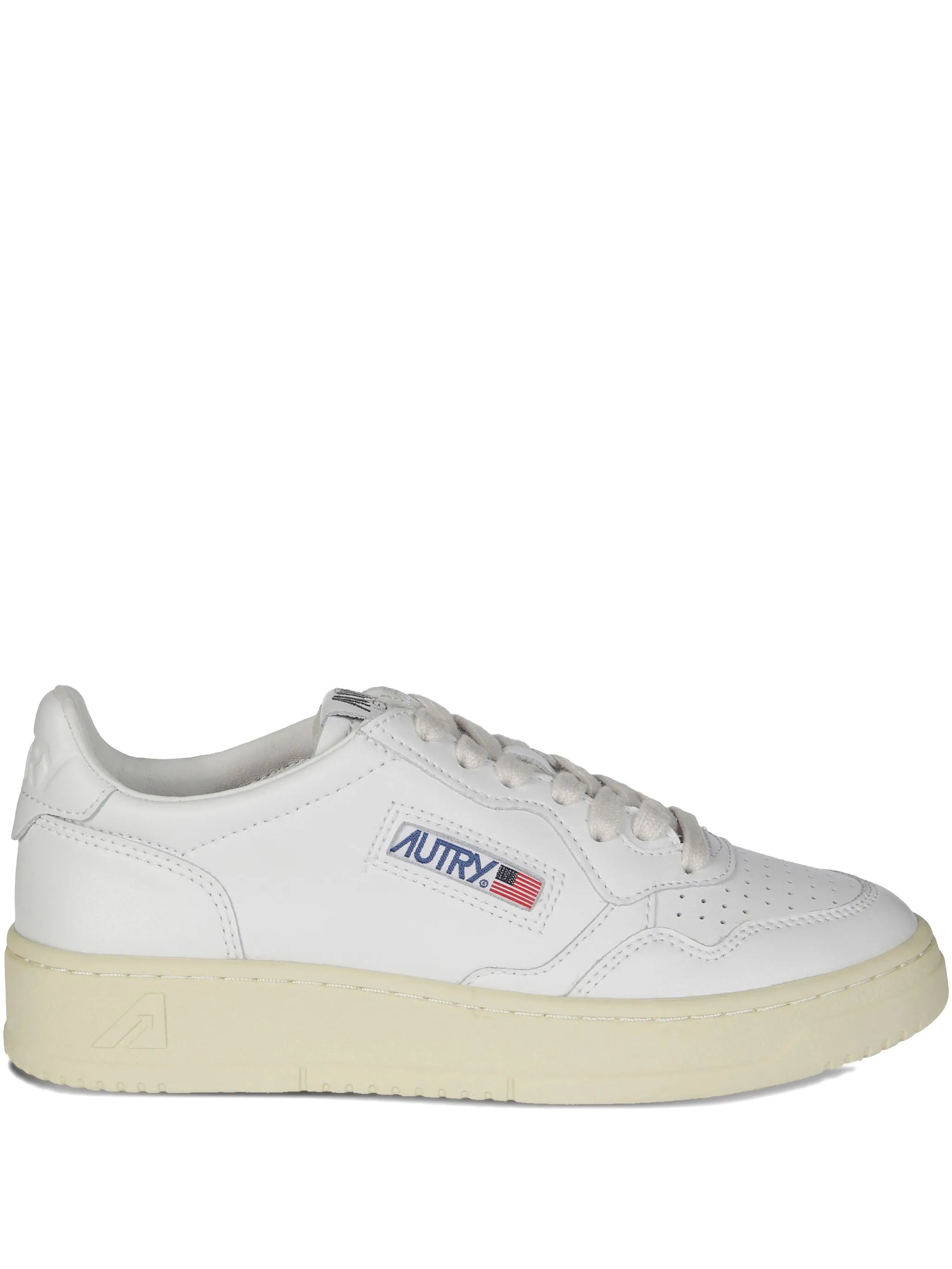 perforated panelled sneakers