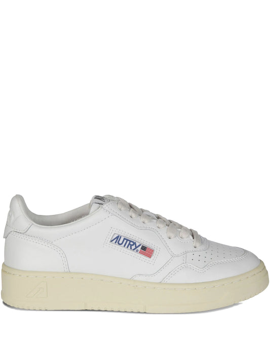 perforated panelled sneakers