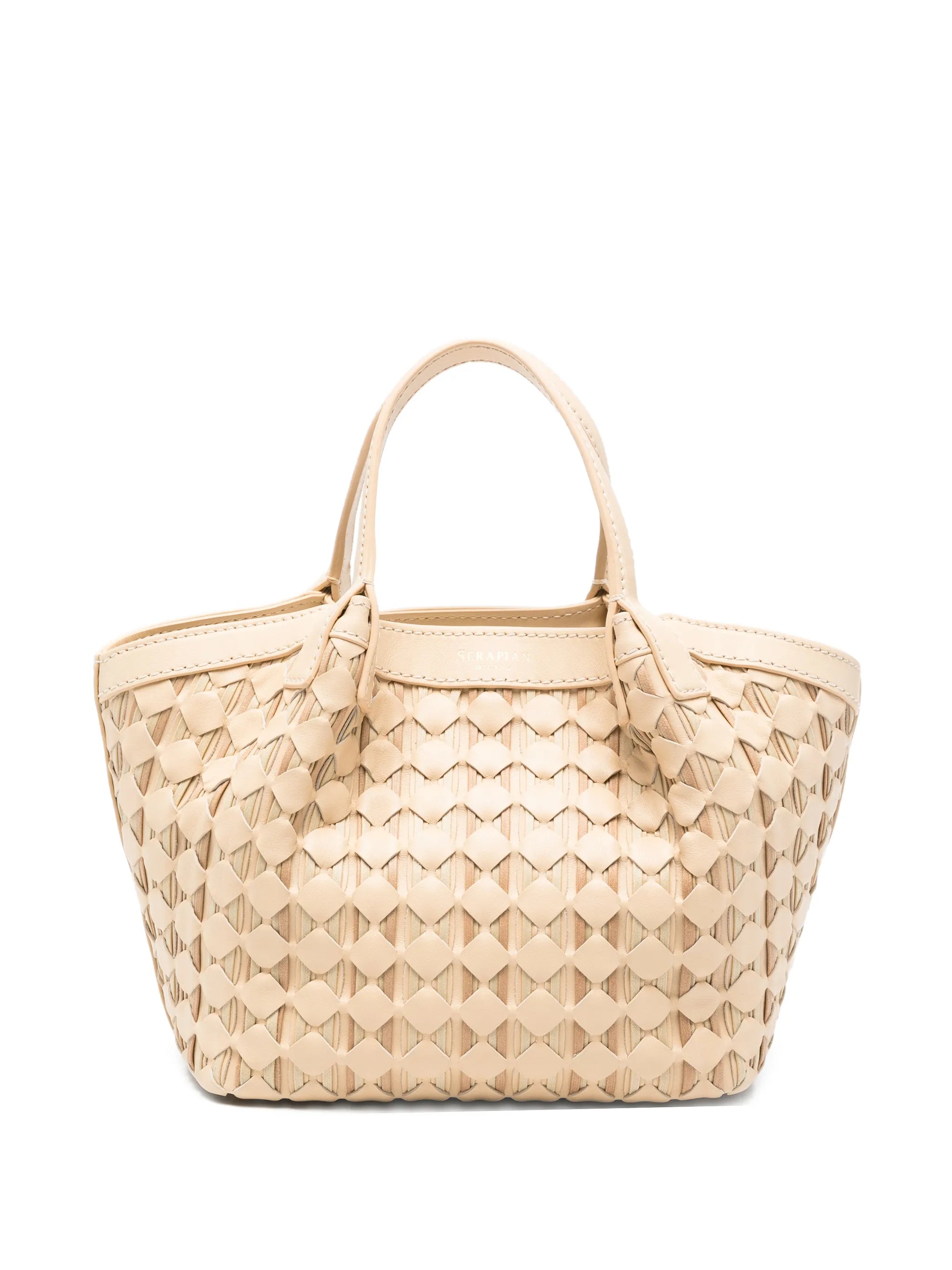 mini Secret mosaico ribbon tote bag