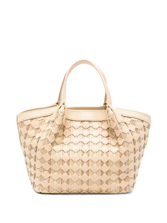 mini Secret mosaico ribbon tote bag