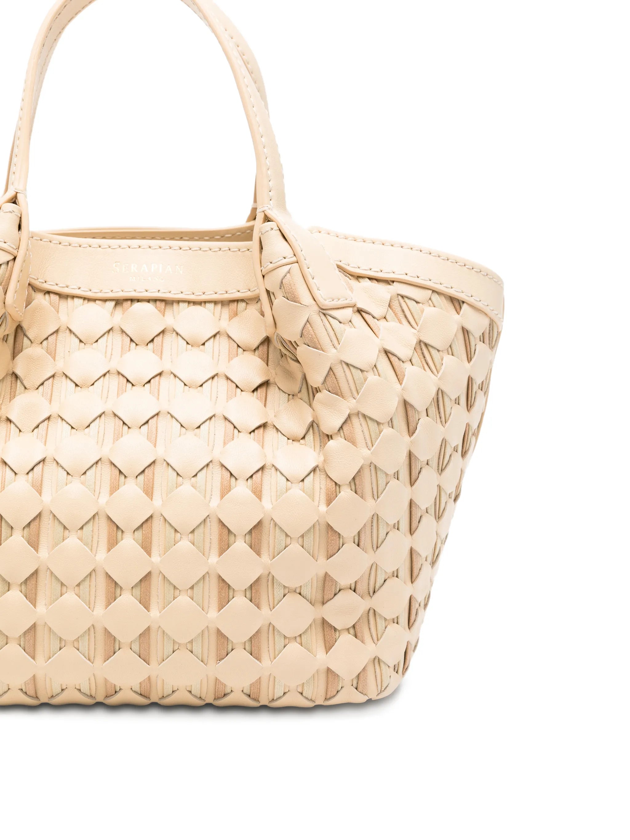 mini Secret mosaico ribbon tote bag
