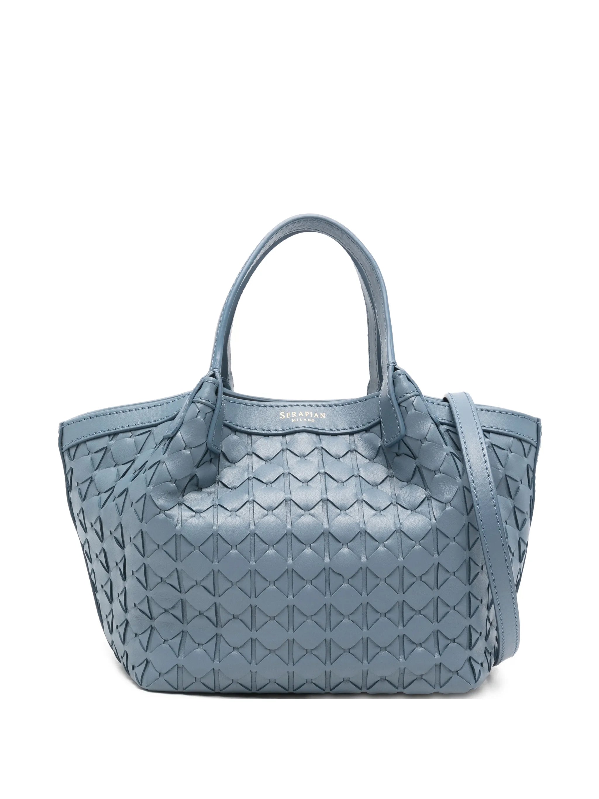 mini Secret leather tote bag