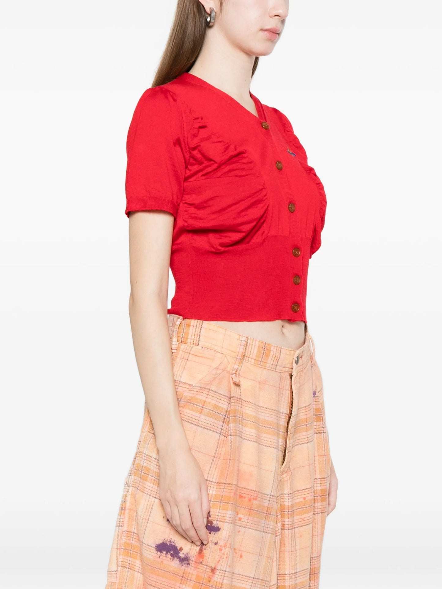 Pamela ruched cardigan