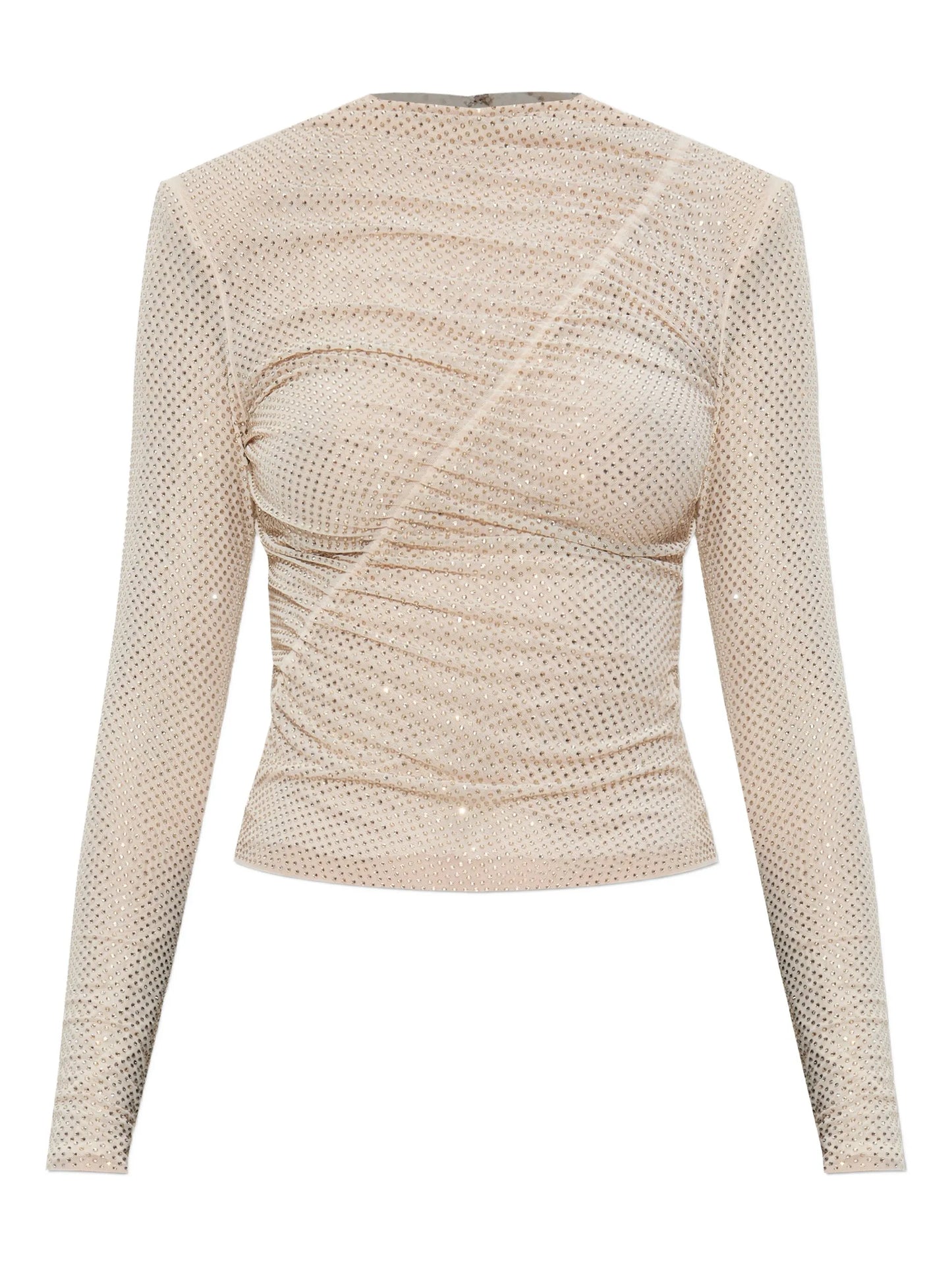 crystal-embellished top