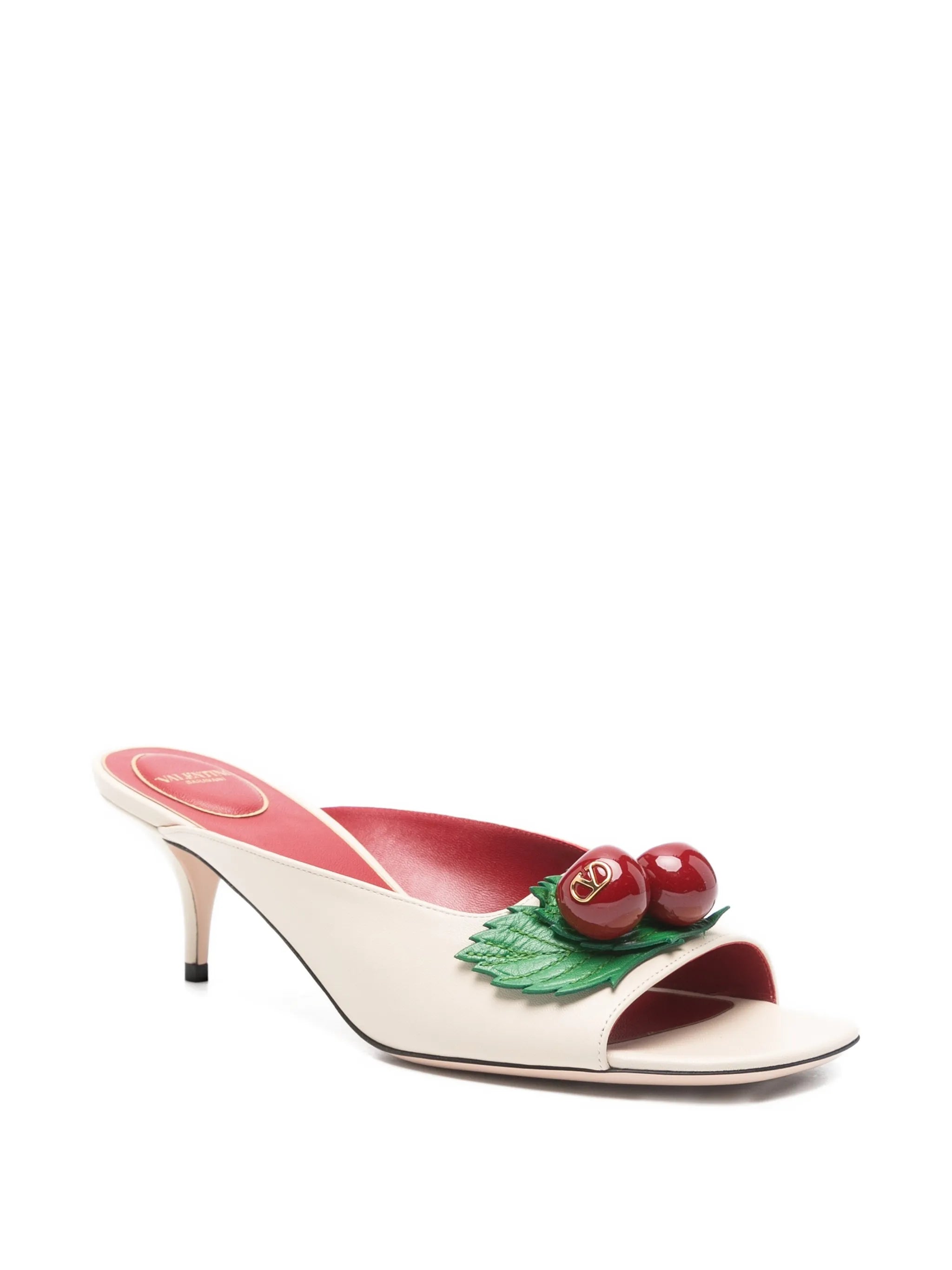 Cherryfic embellished mules