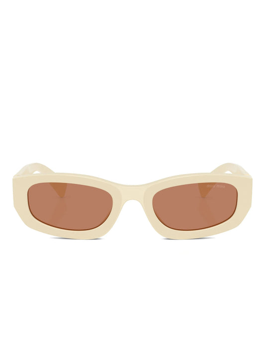 geometric-frame sunglasses