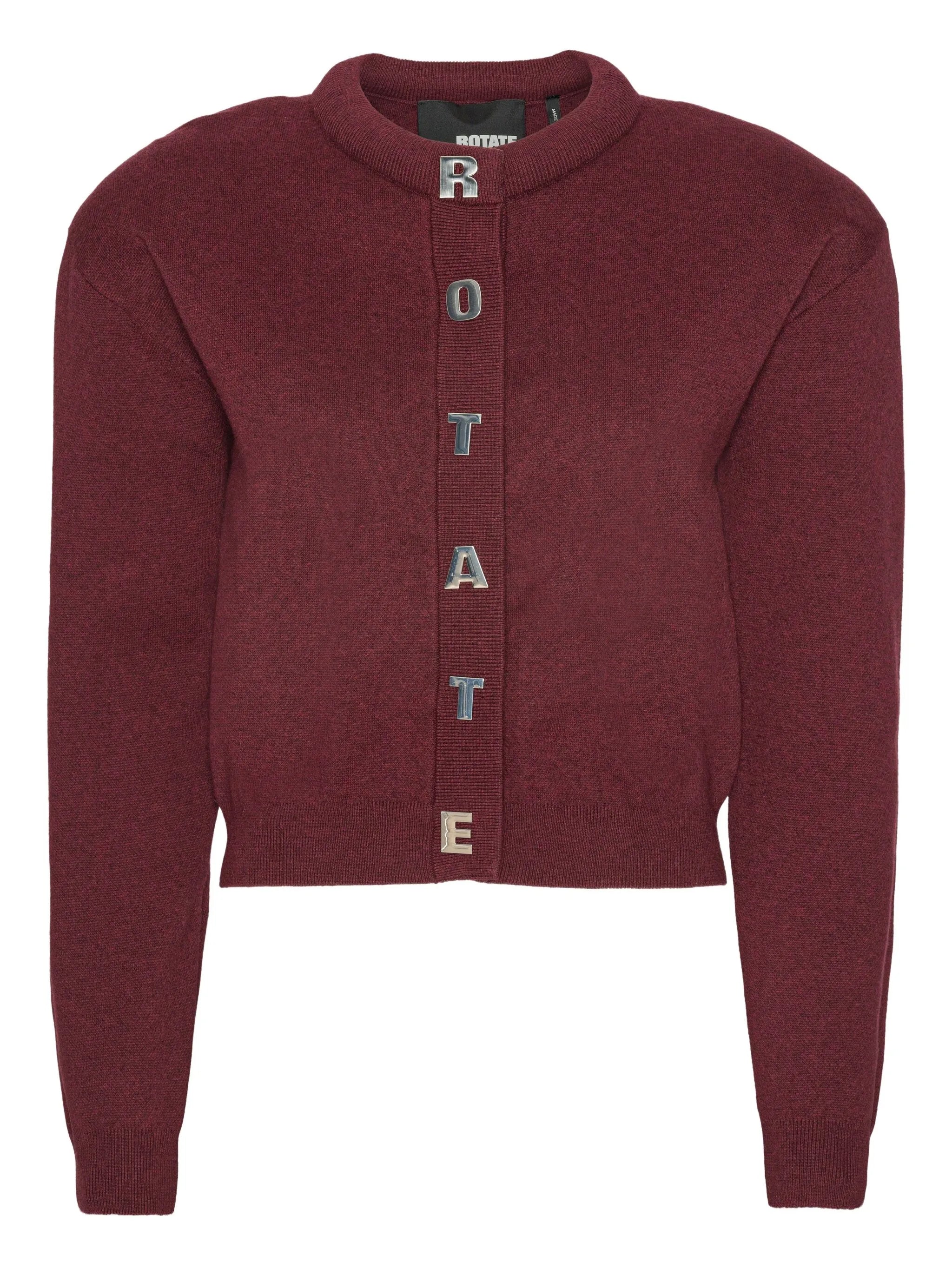 logo-detail cardigan