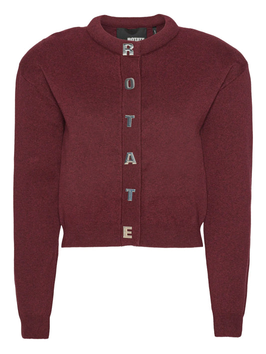 logo-detail cardigan
