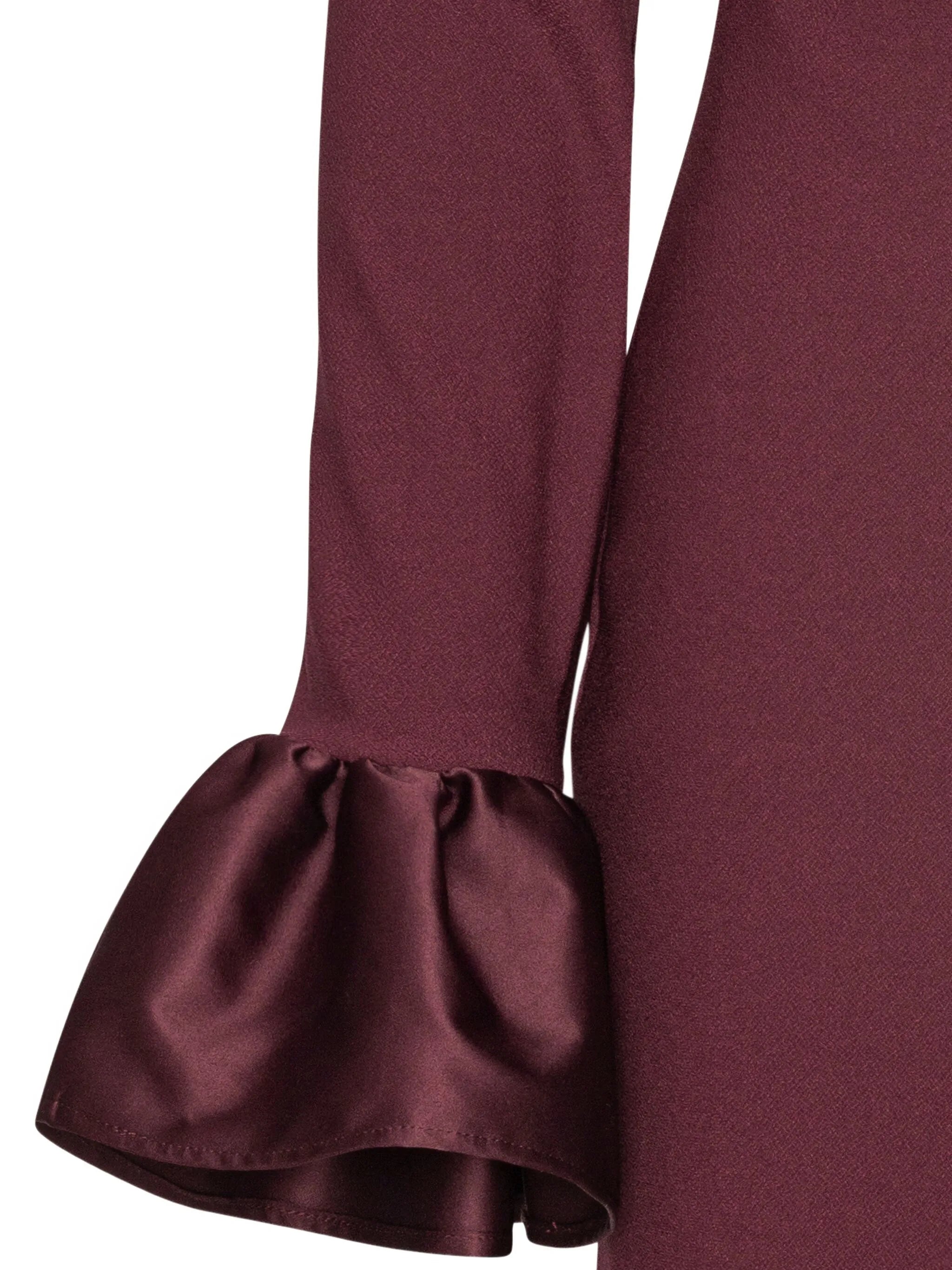frill-sleeved mini dress