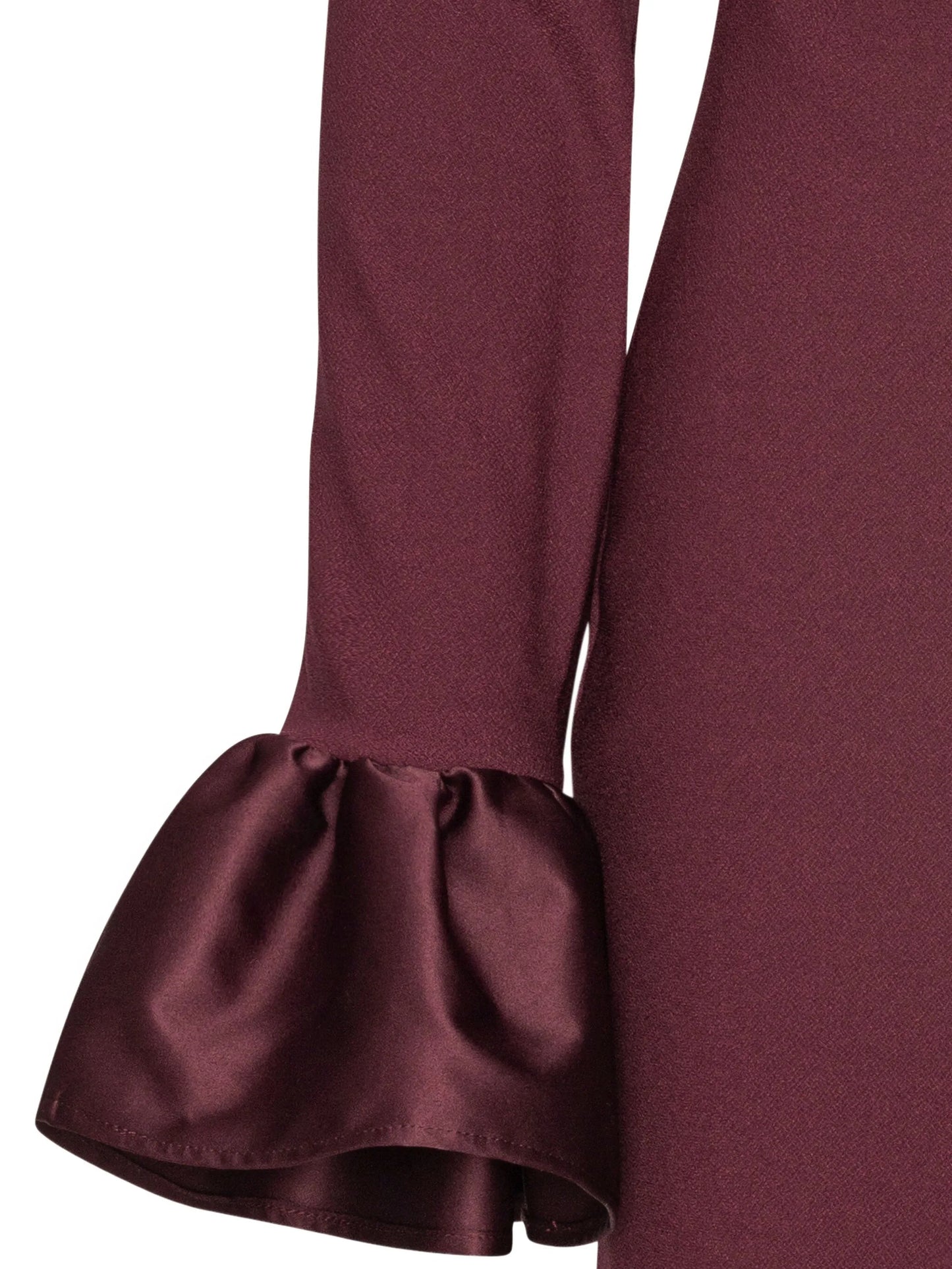 frill-sleeved mini dress