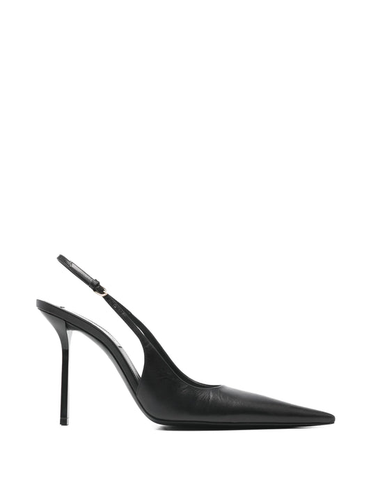 leather slingback pumps