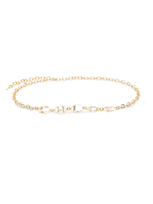 Chloé Script chain belt
