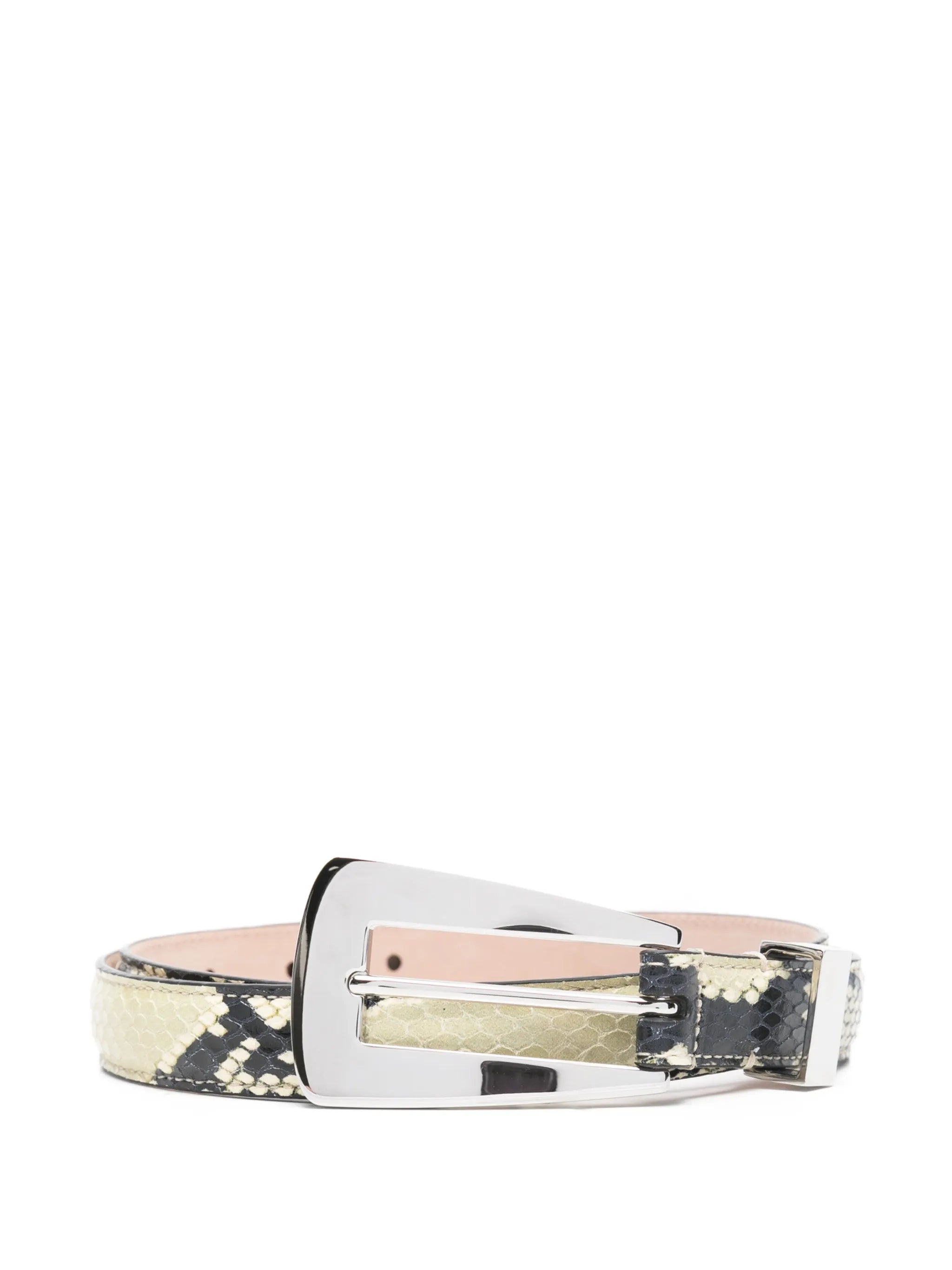 Lucca snake-effect belt