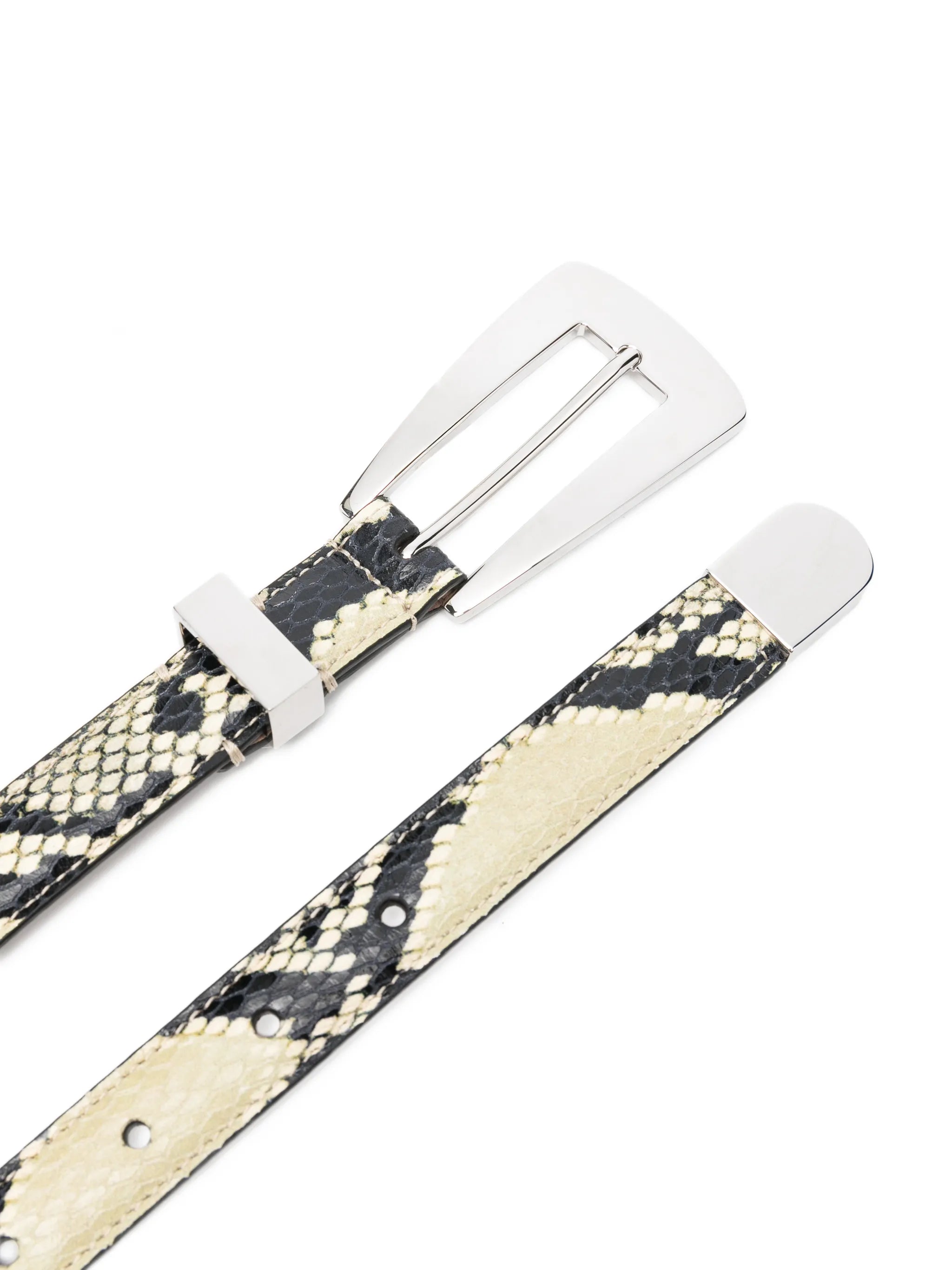 Lucca snake-effect belt