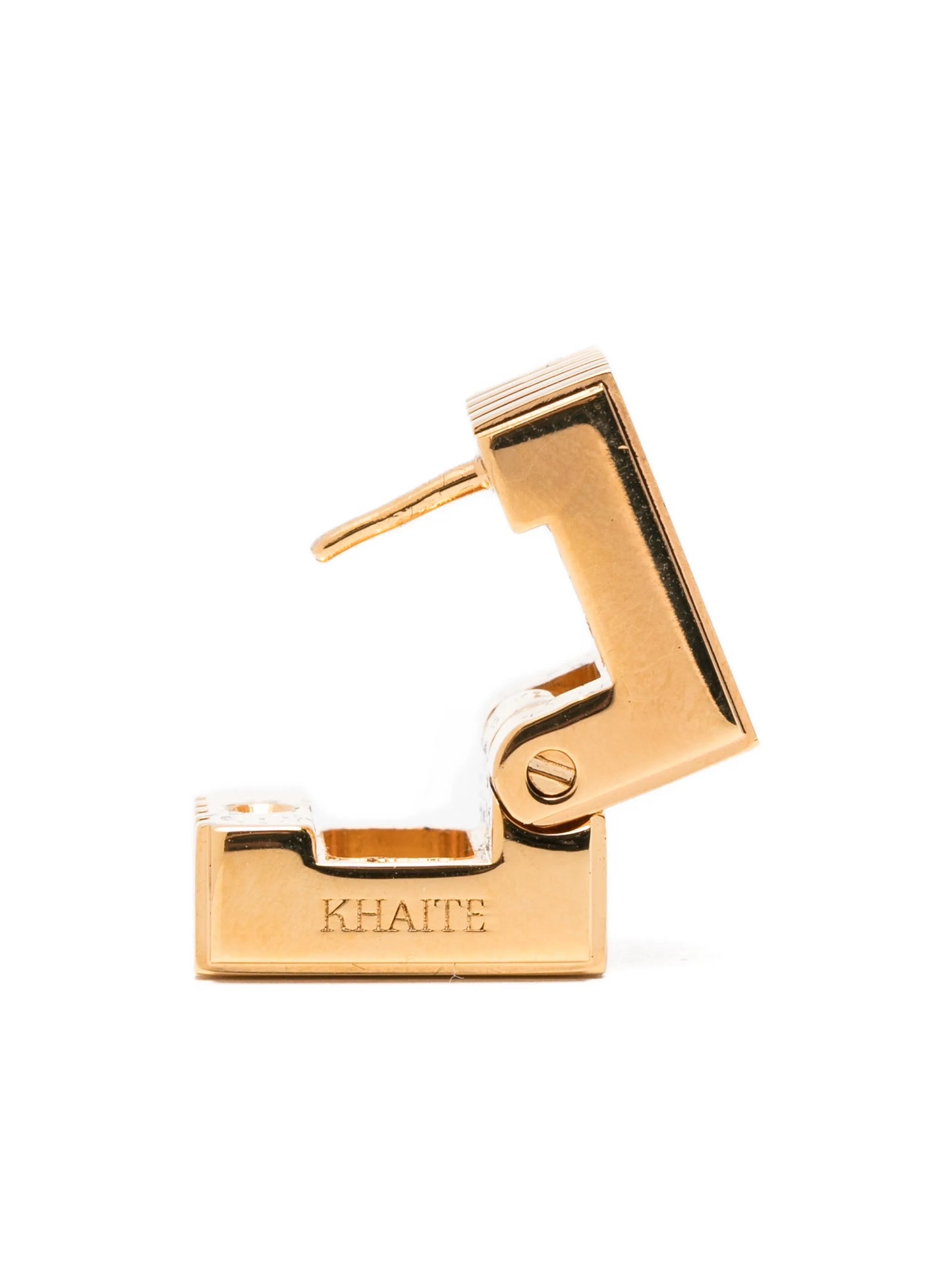 small Empire engraved logo earrings