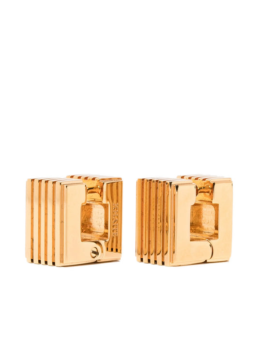 small Empire engraved logo earrings