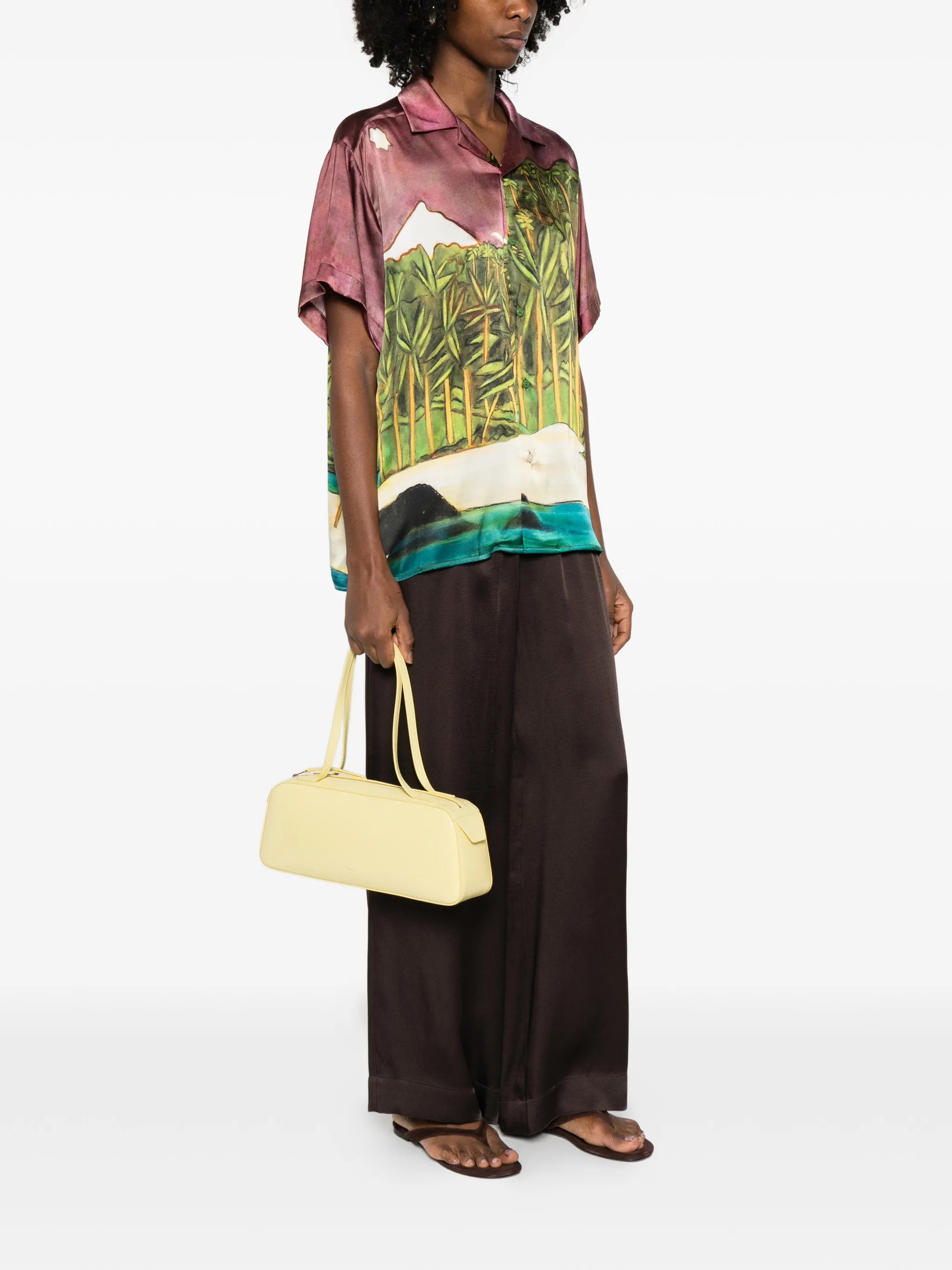 Simona zip shoulder bag