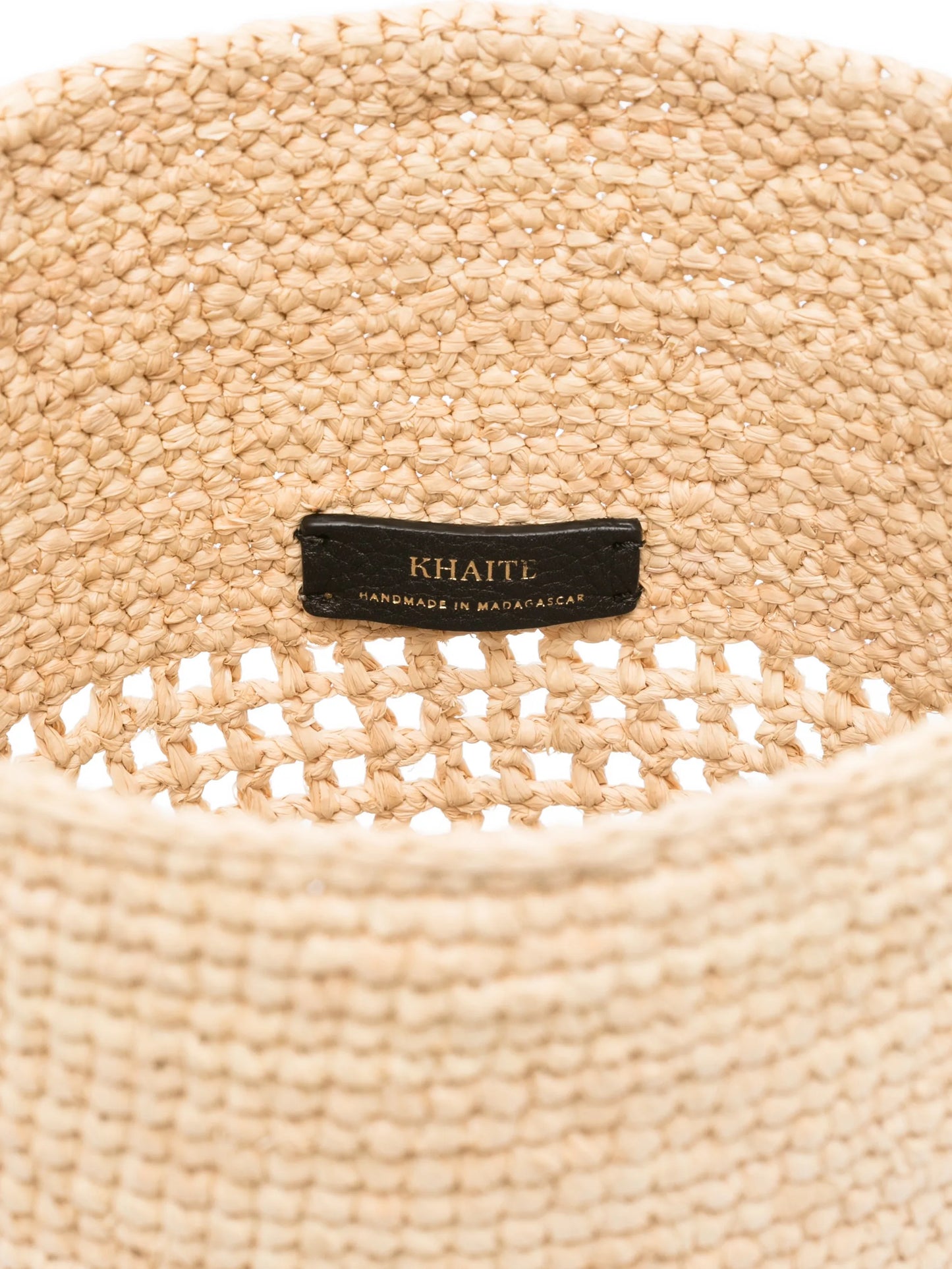 small Billie woven bucket bag