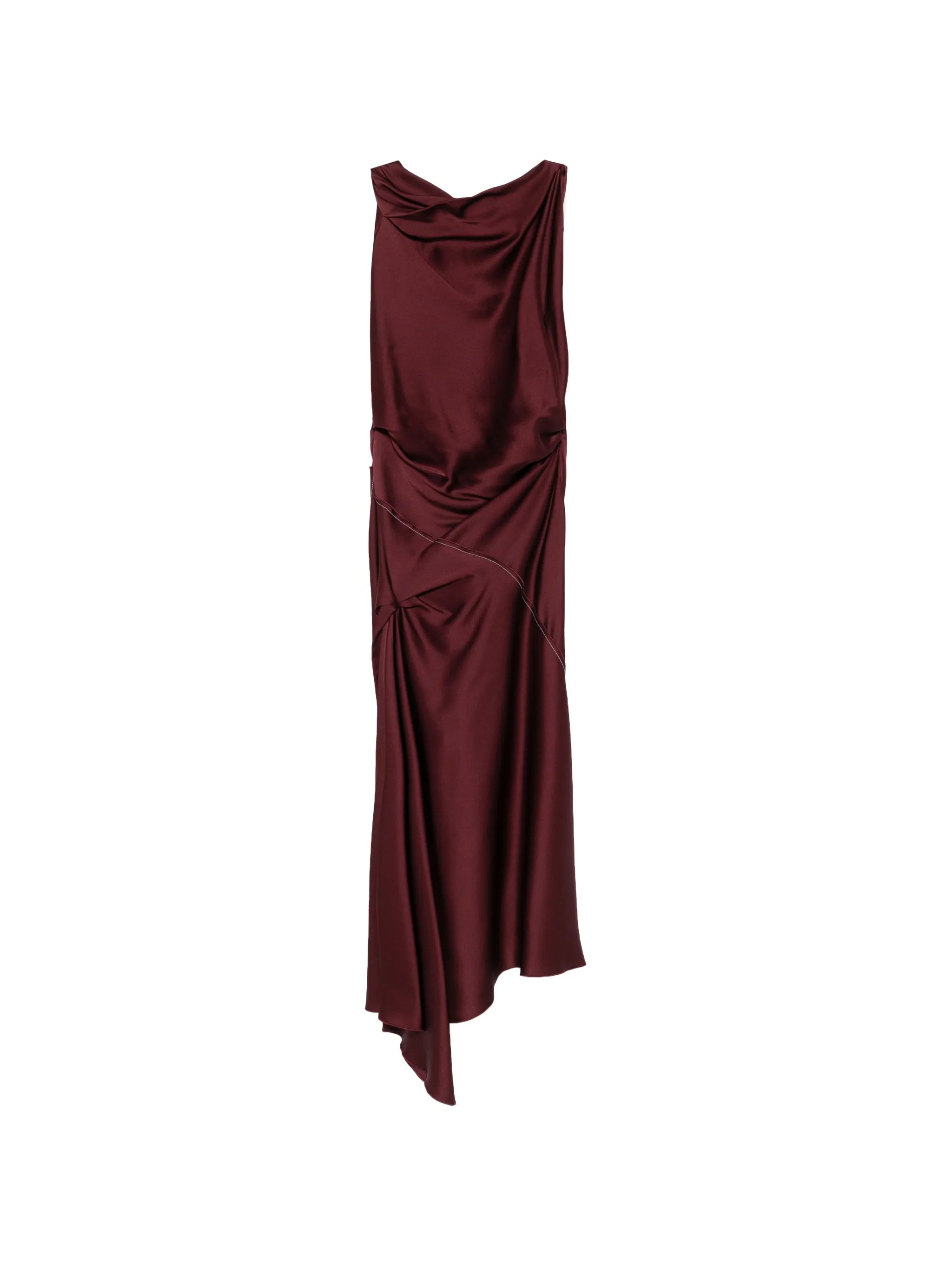 Posy draped midi dress
