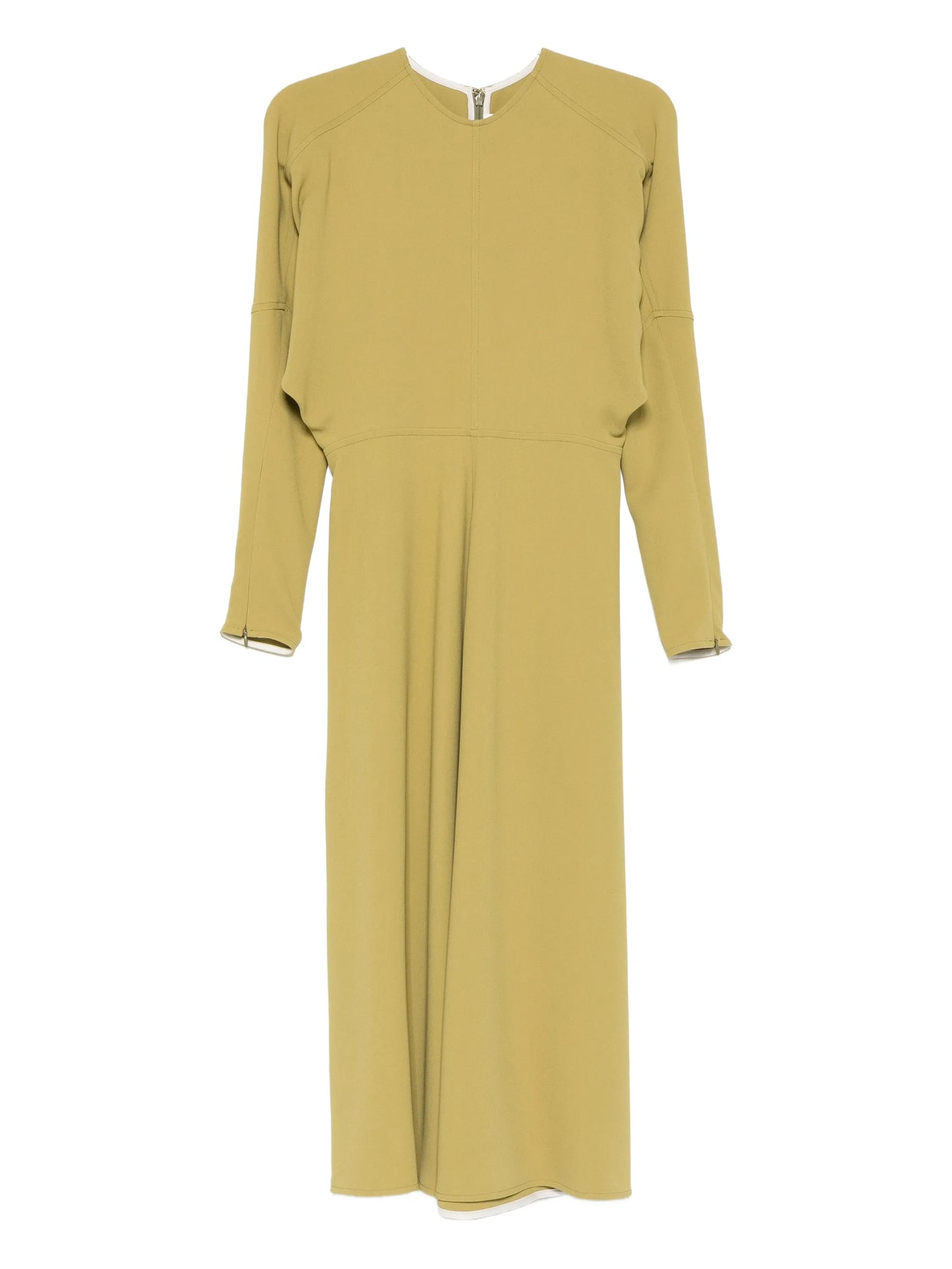 Dolman long-sleeve midi dress