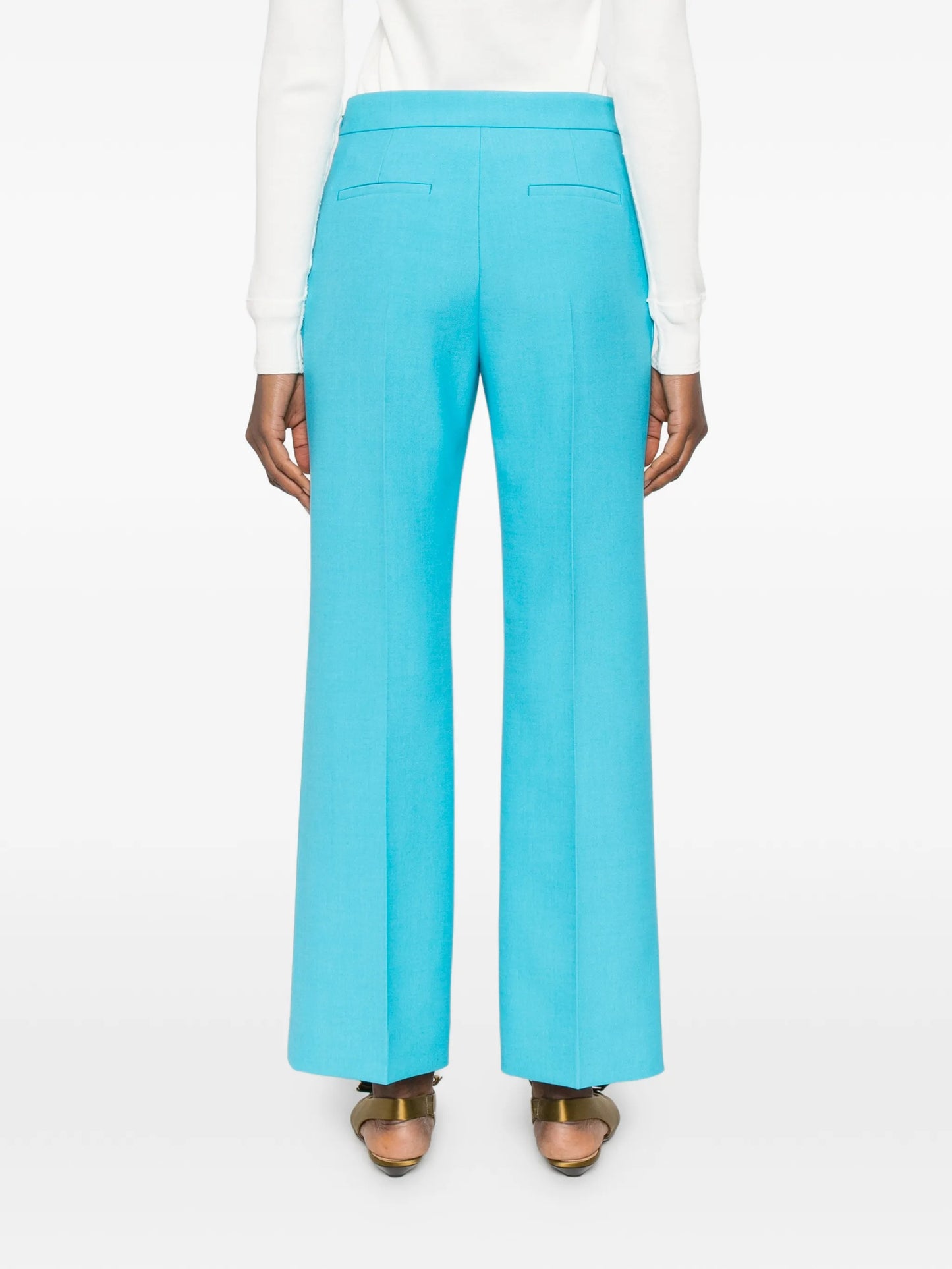straight-leg trousers