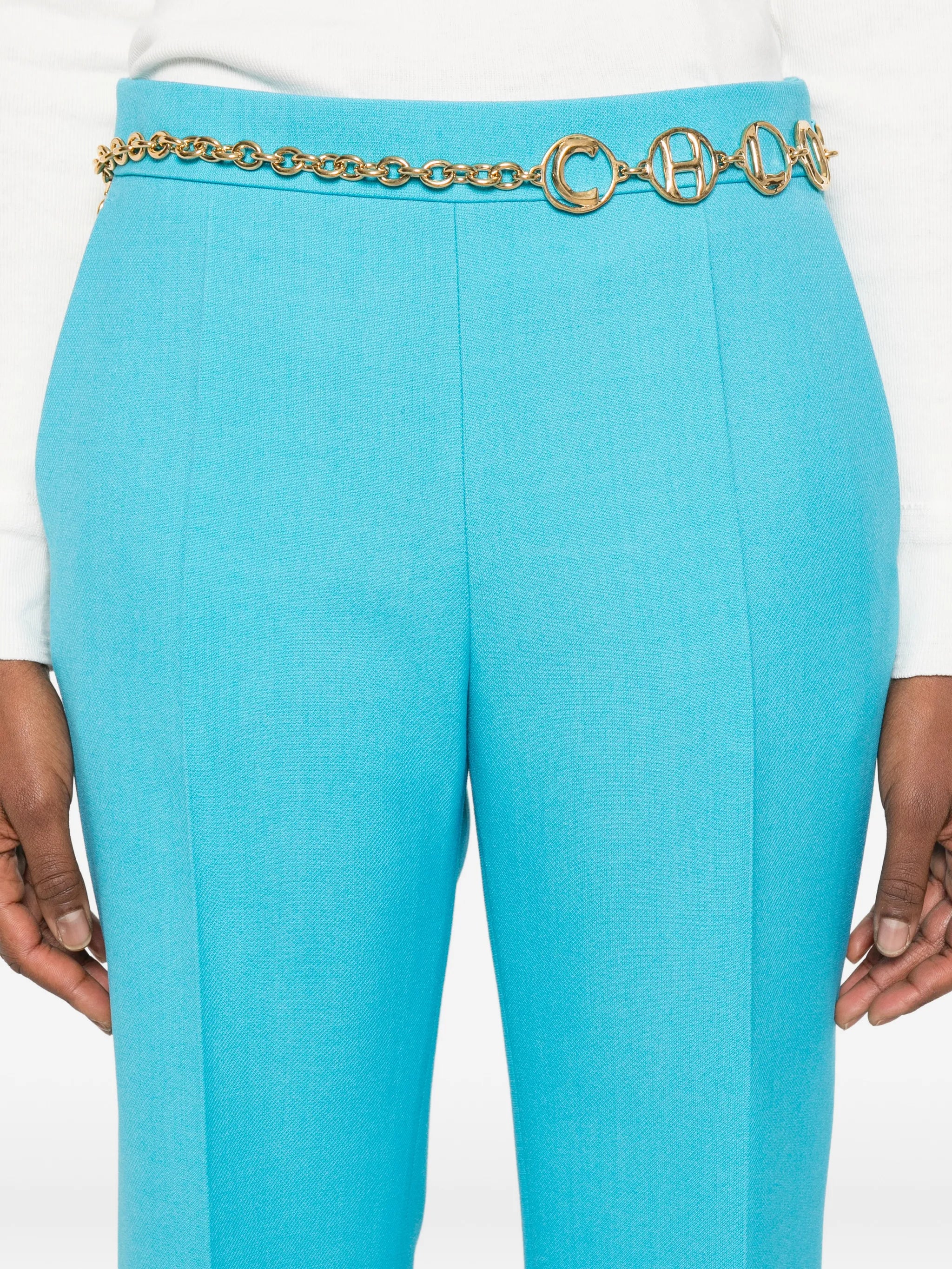 straight-leg trousers