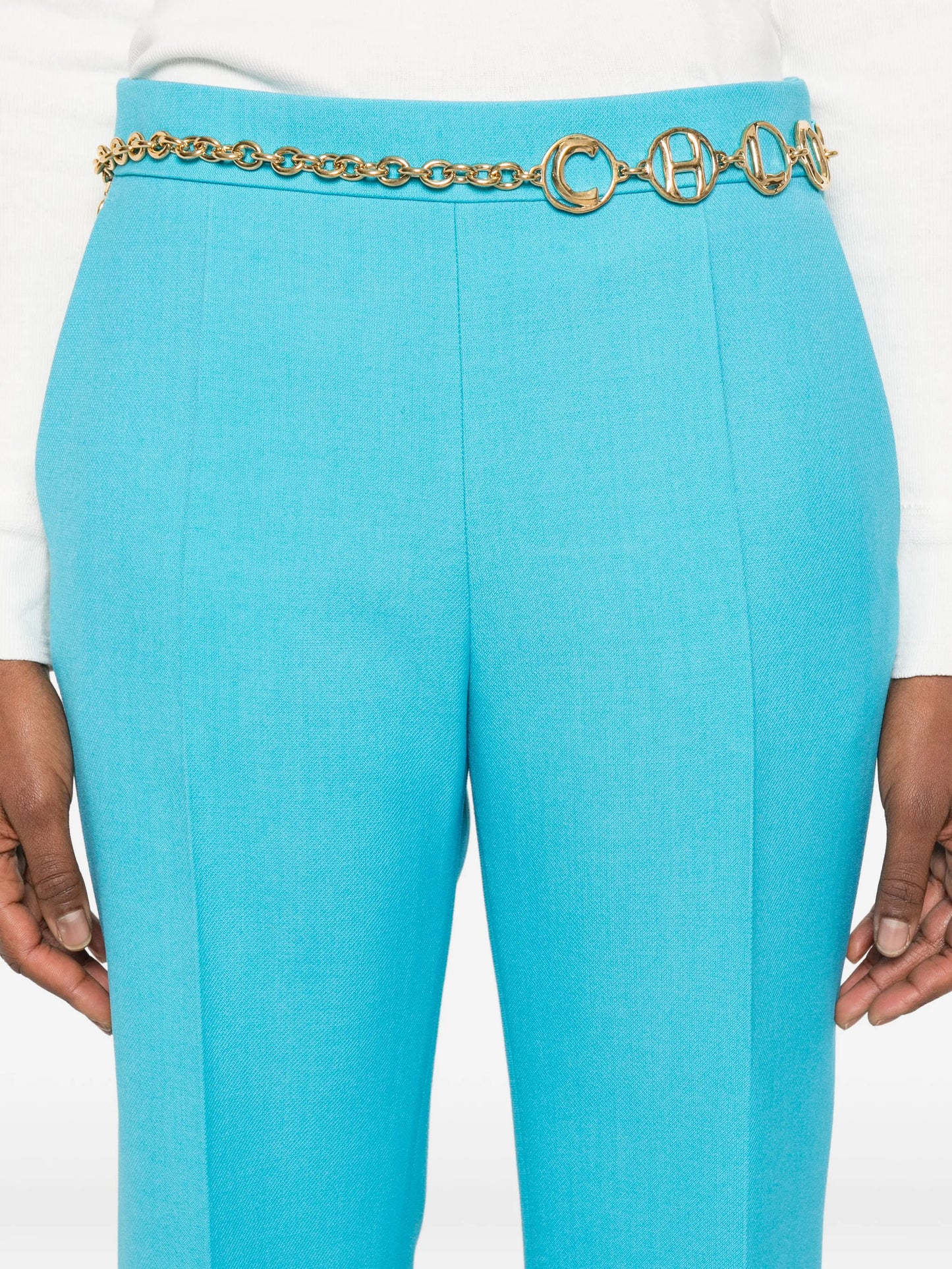 straight-leg trousers