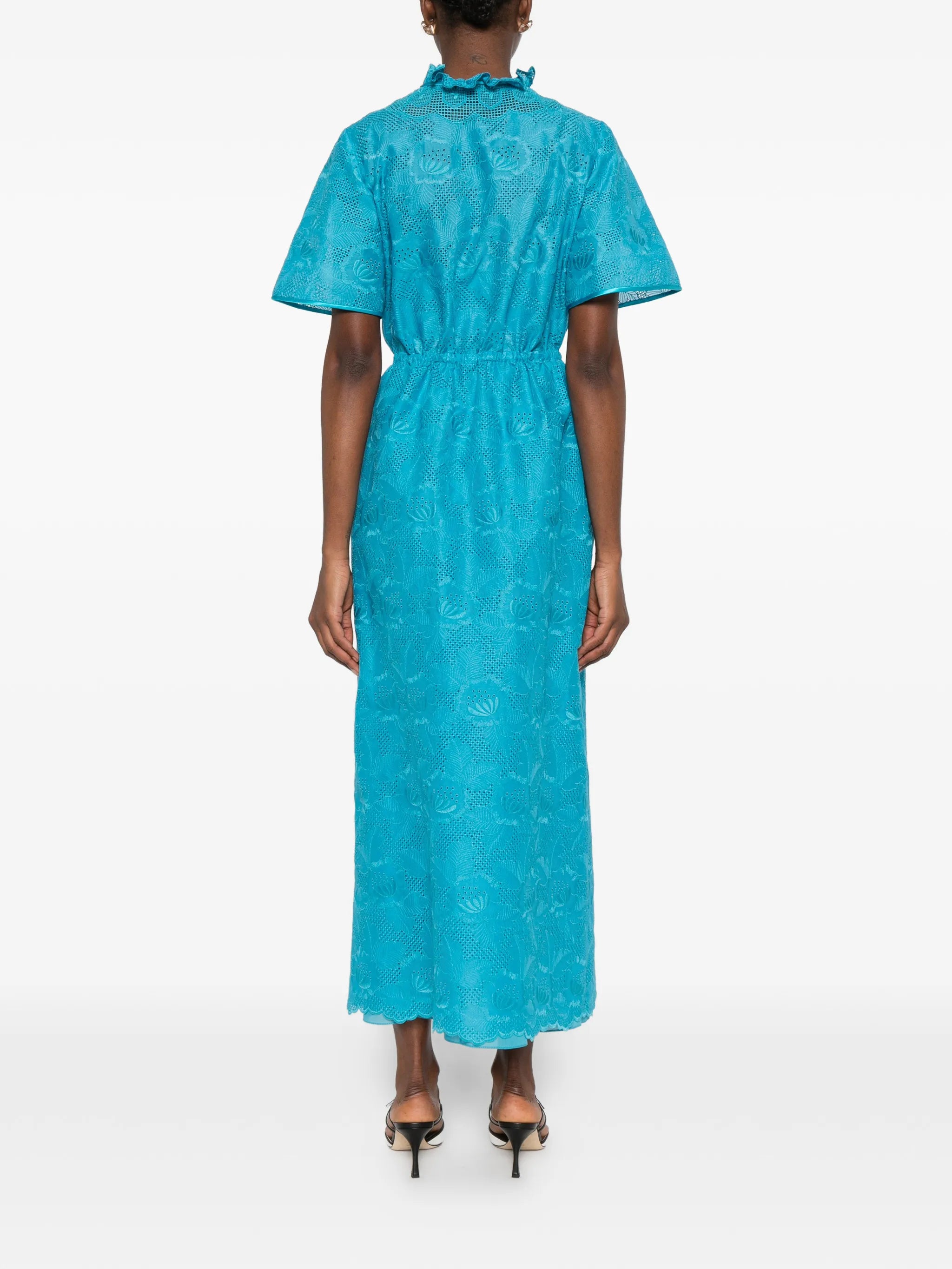 laced maxi dress