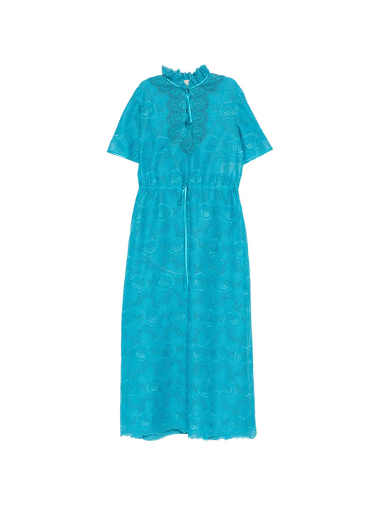 laced maxi dress