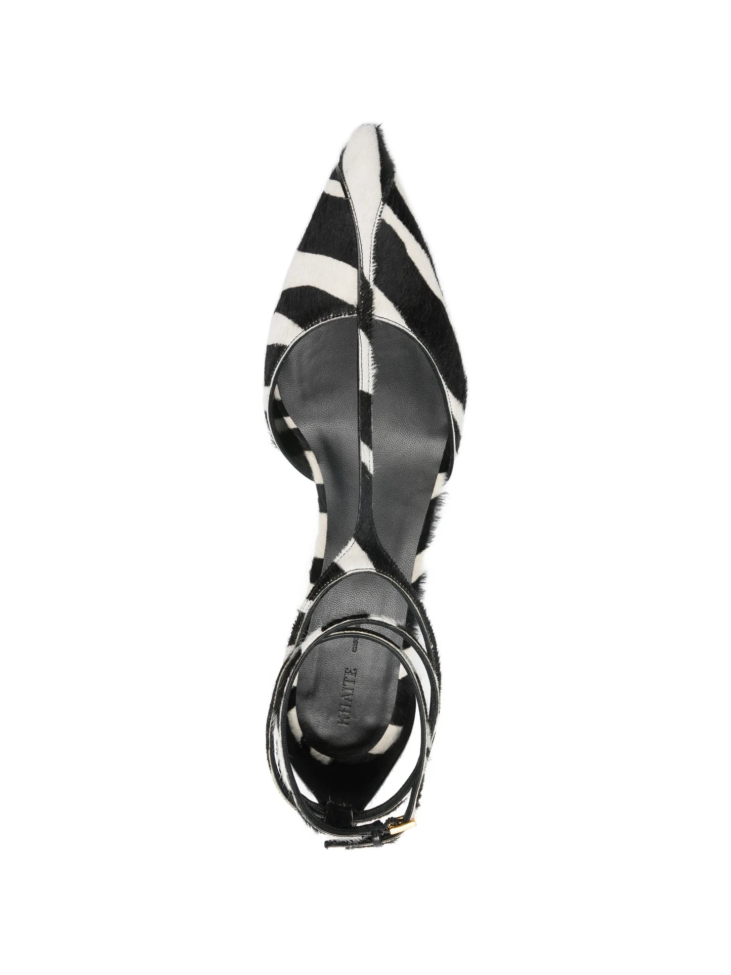 Mia zebra print t-strap pumps