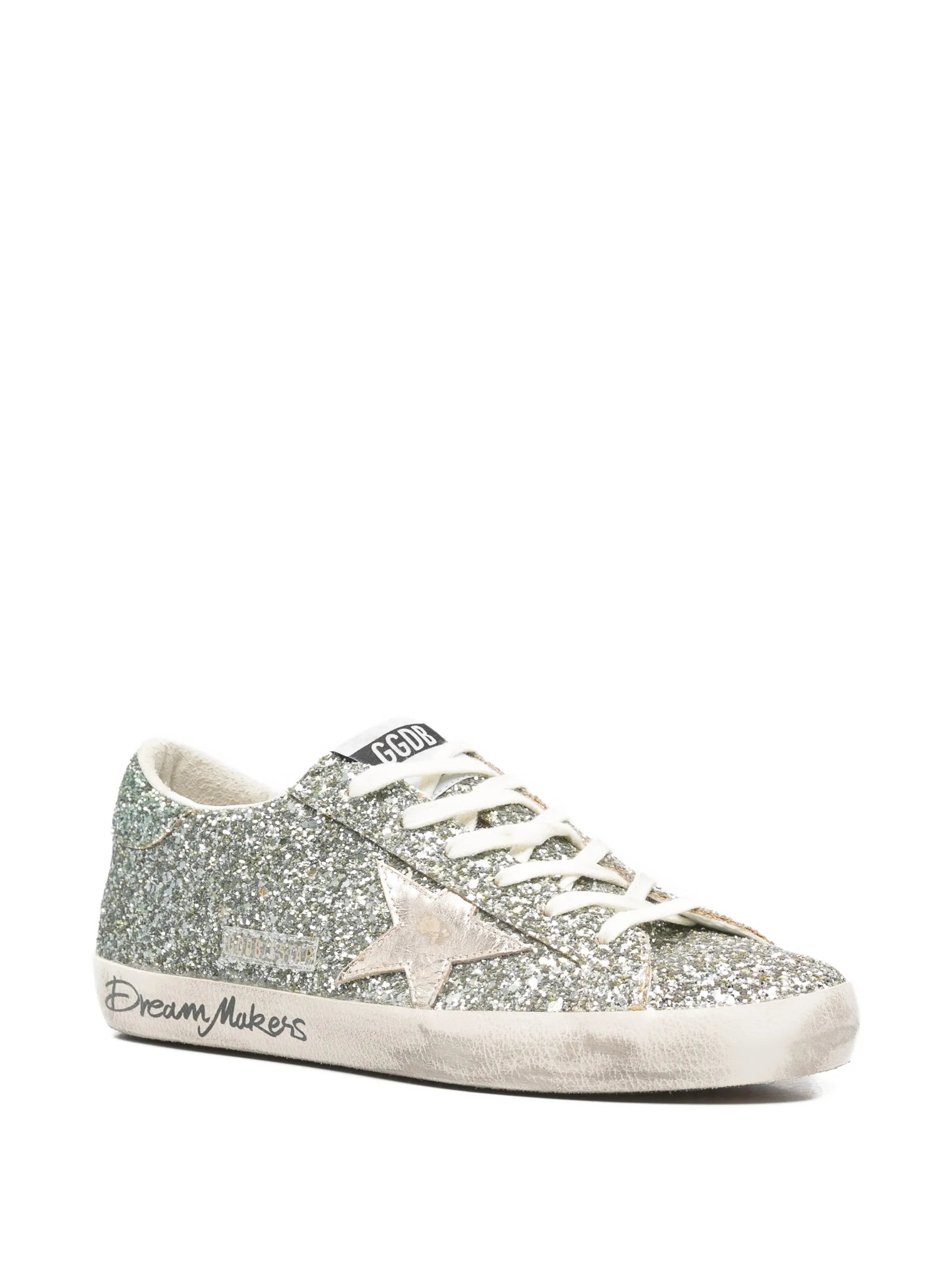 glitter star-detail sneakers