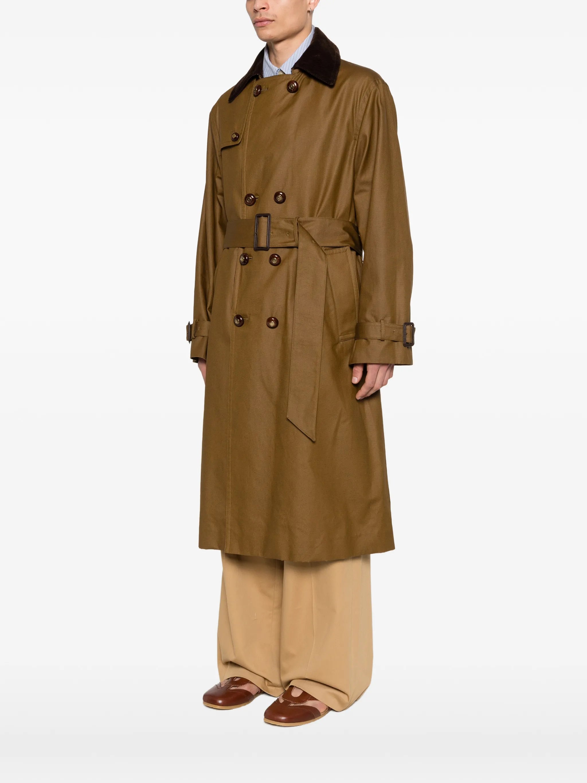 belted trench coat