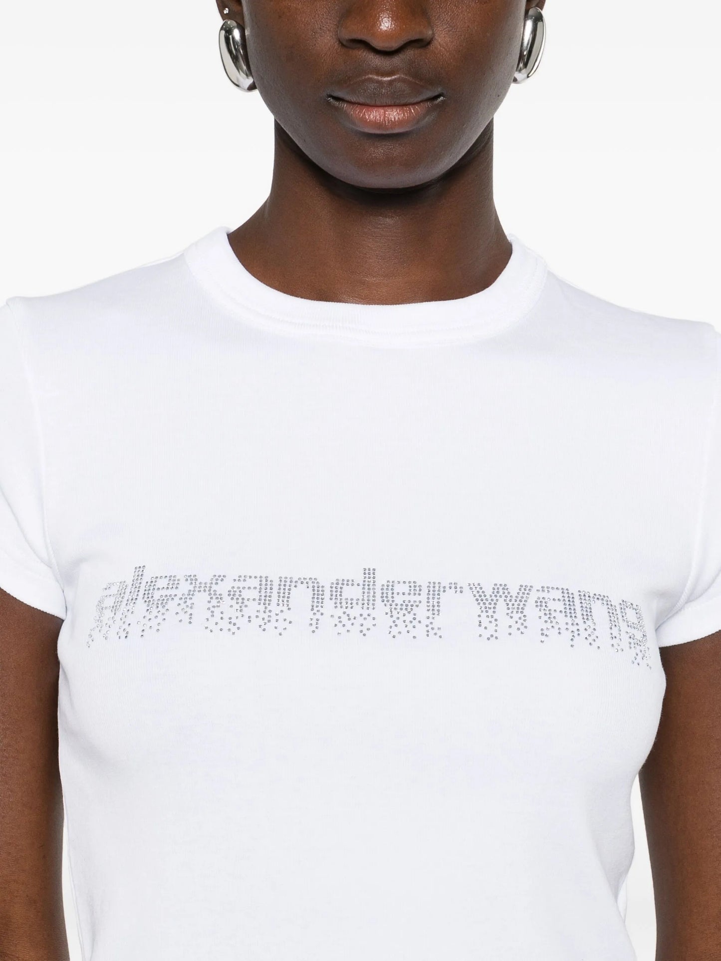 dégradé-logo cotton T-shirt